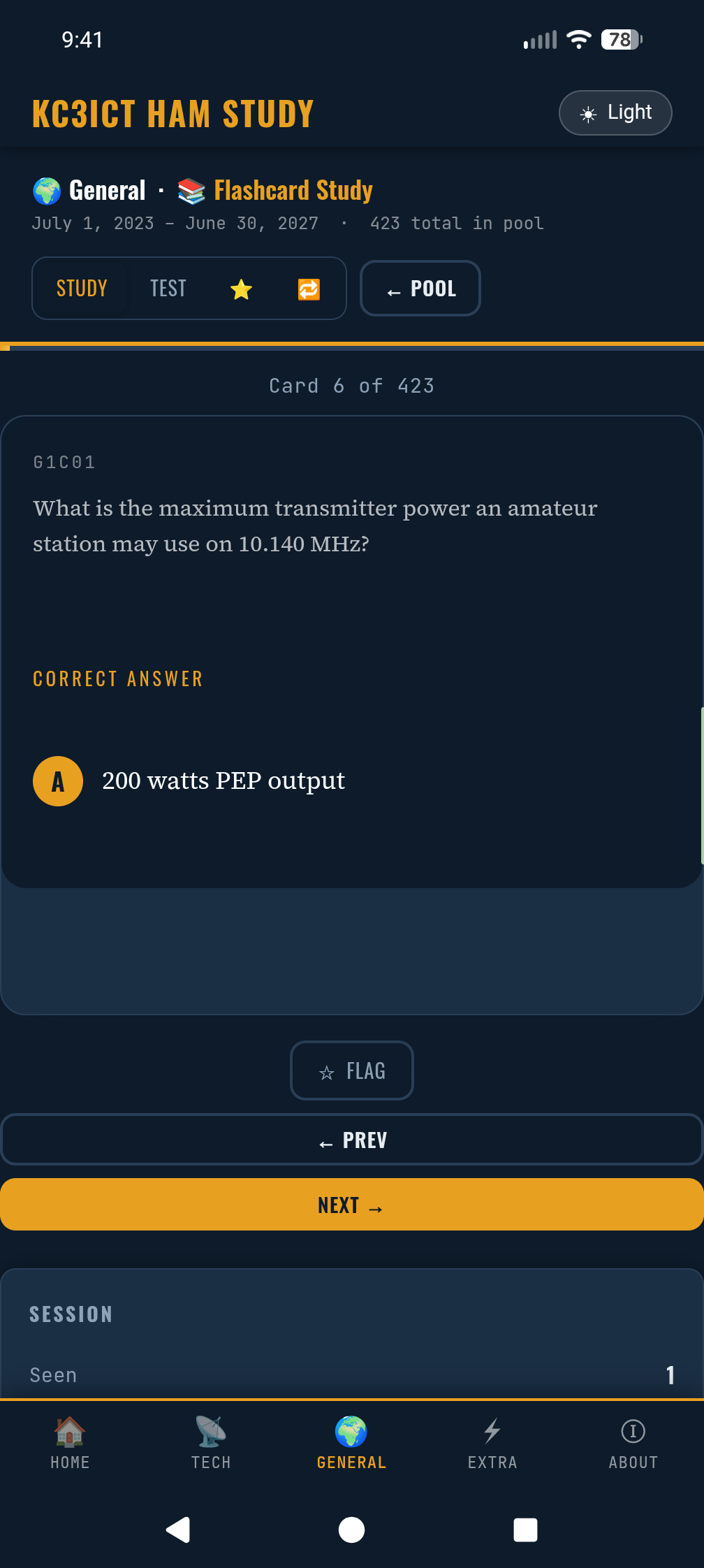KC3ICT Ham Study screenshot 4