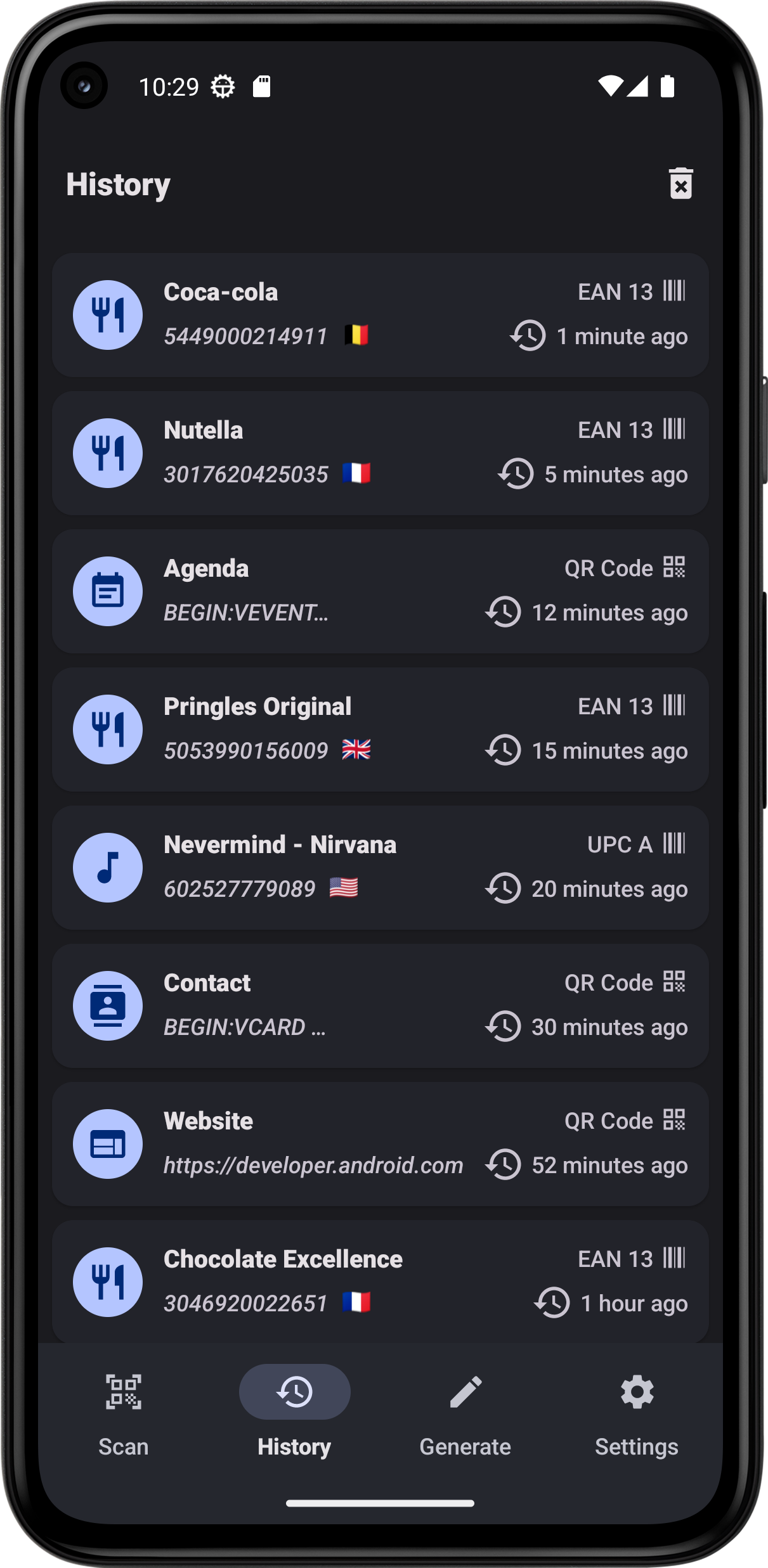 Barcode Scanner screenshot 14