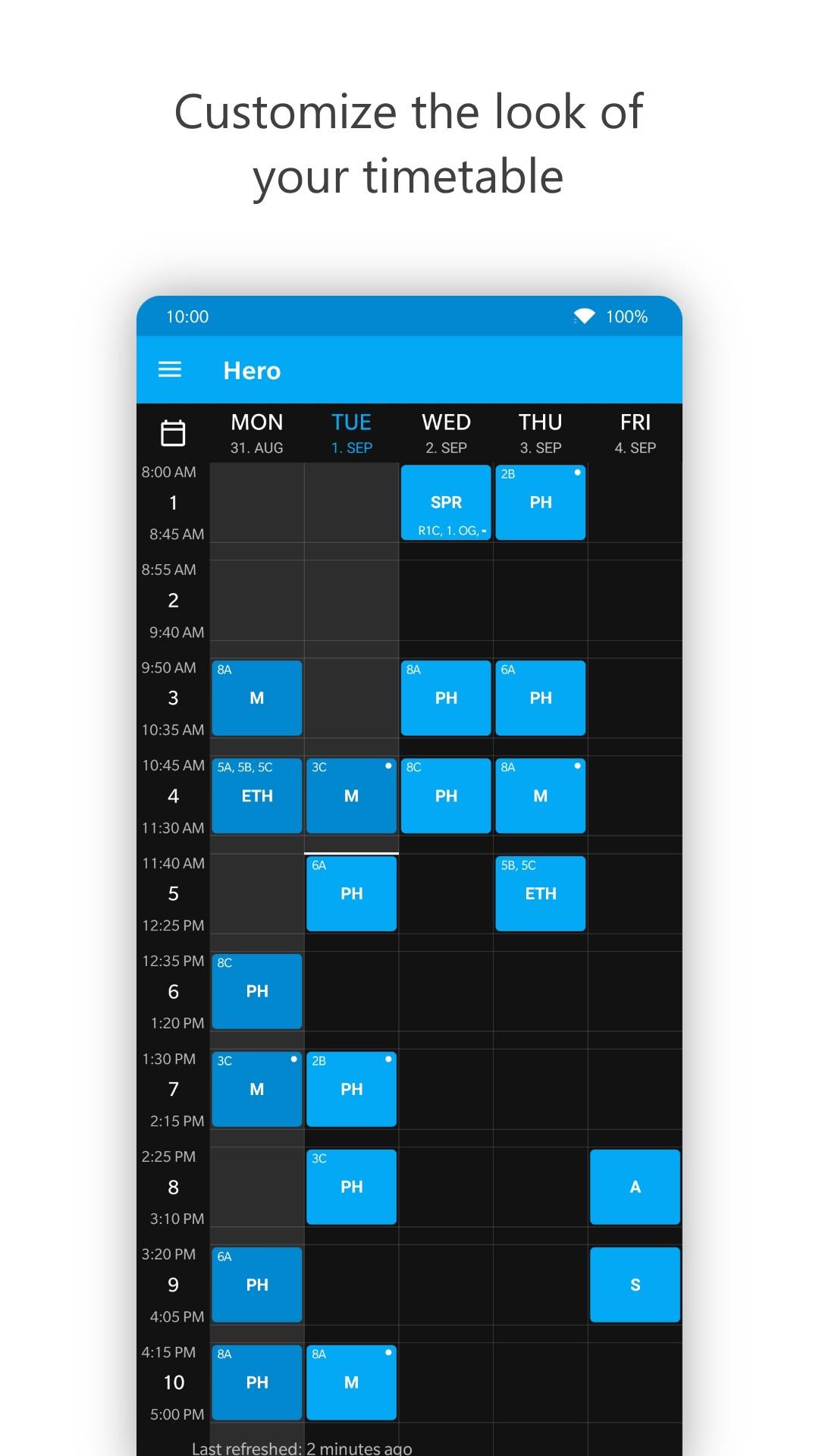 BetterUntis screenshot 3