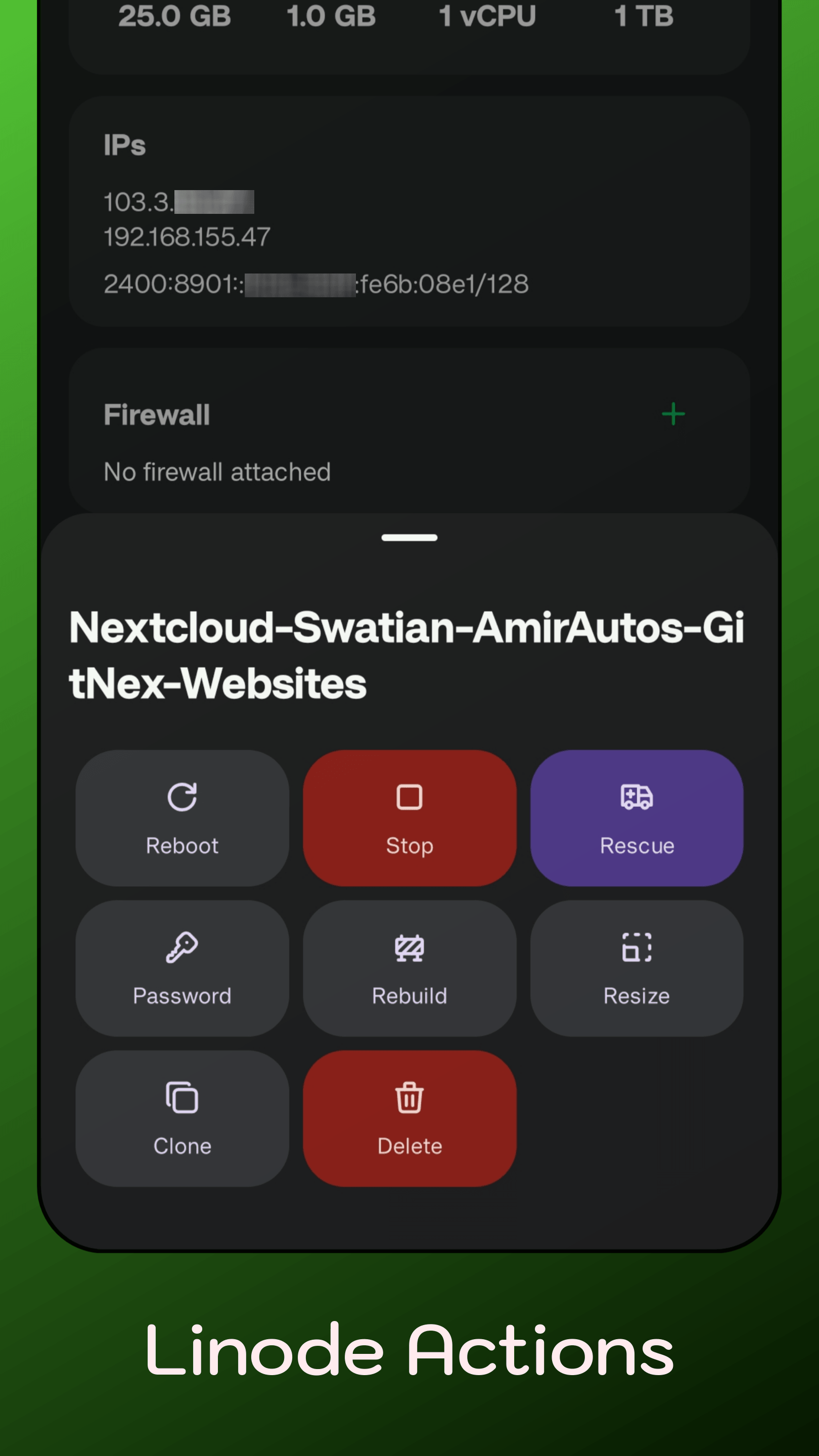 NexNode for Linode Cloud screenshot 6