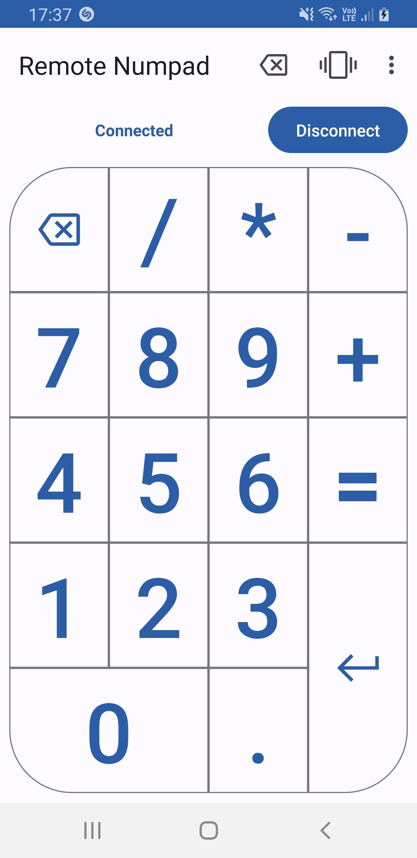 Remote Numpad screenshot 1