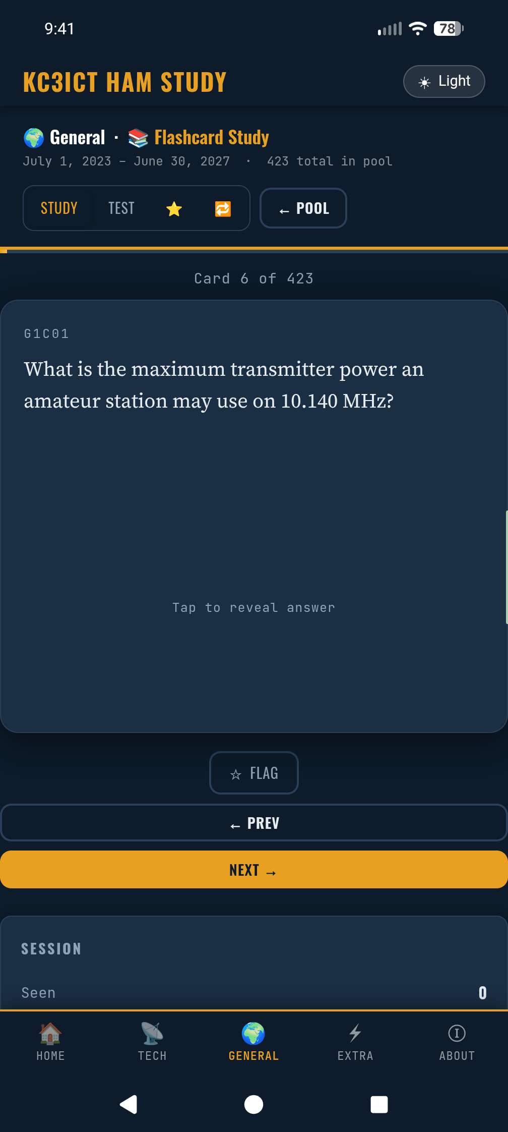 KC3ICT Ham Study screenshot 5