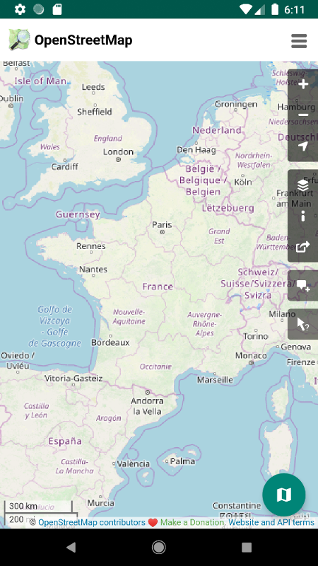 OpenMultiMaps screenshot 1