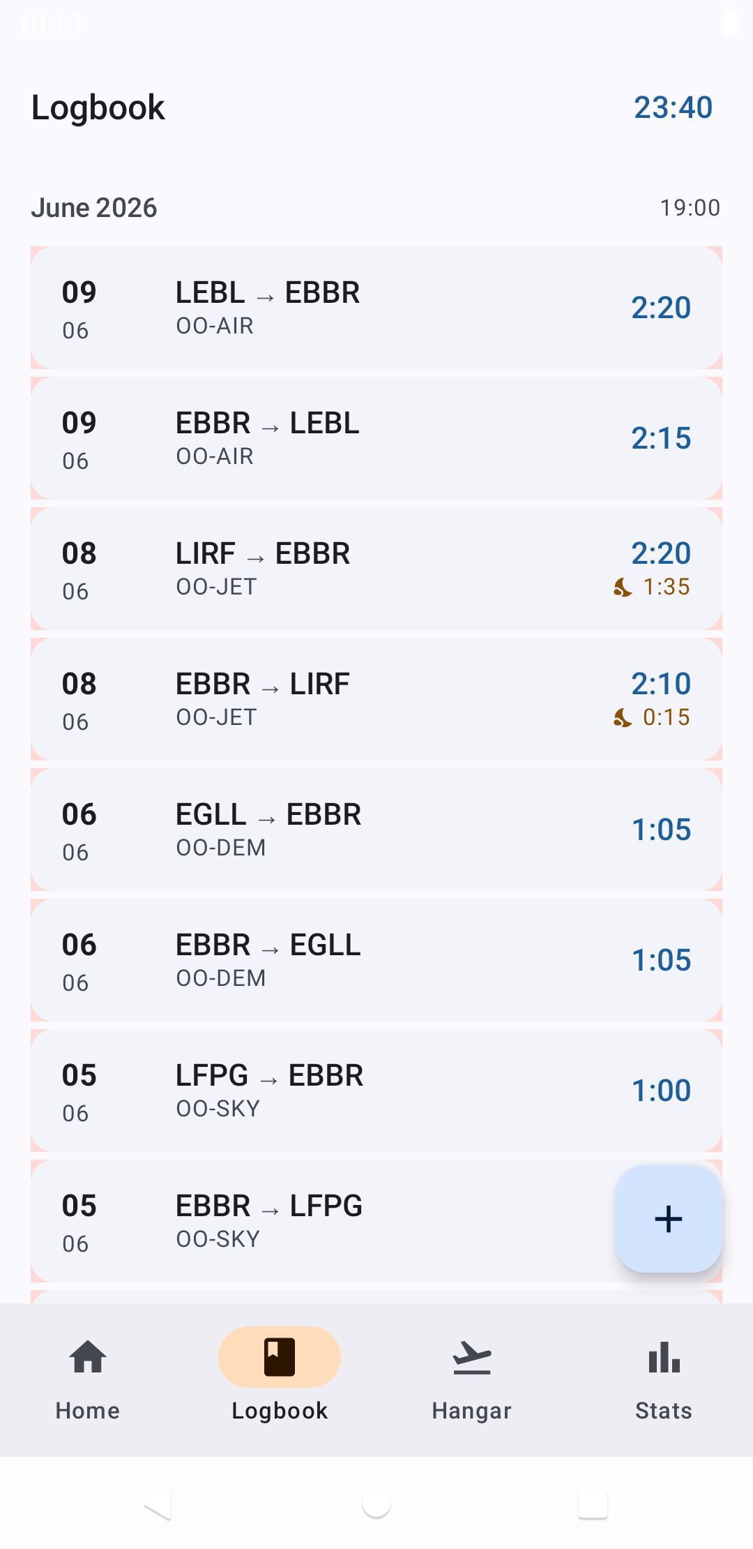 YAPL — Yet Another Pilot Log screenshot 2