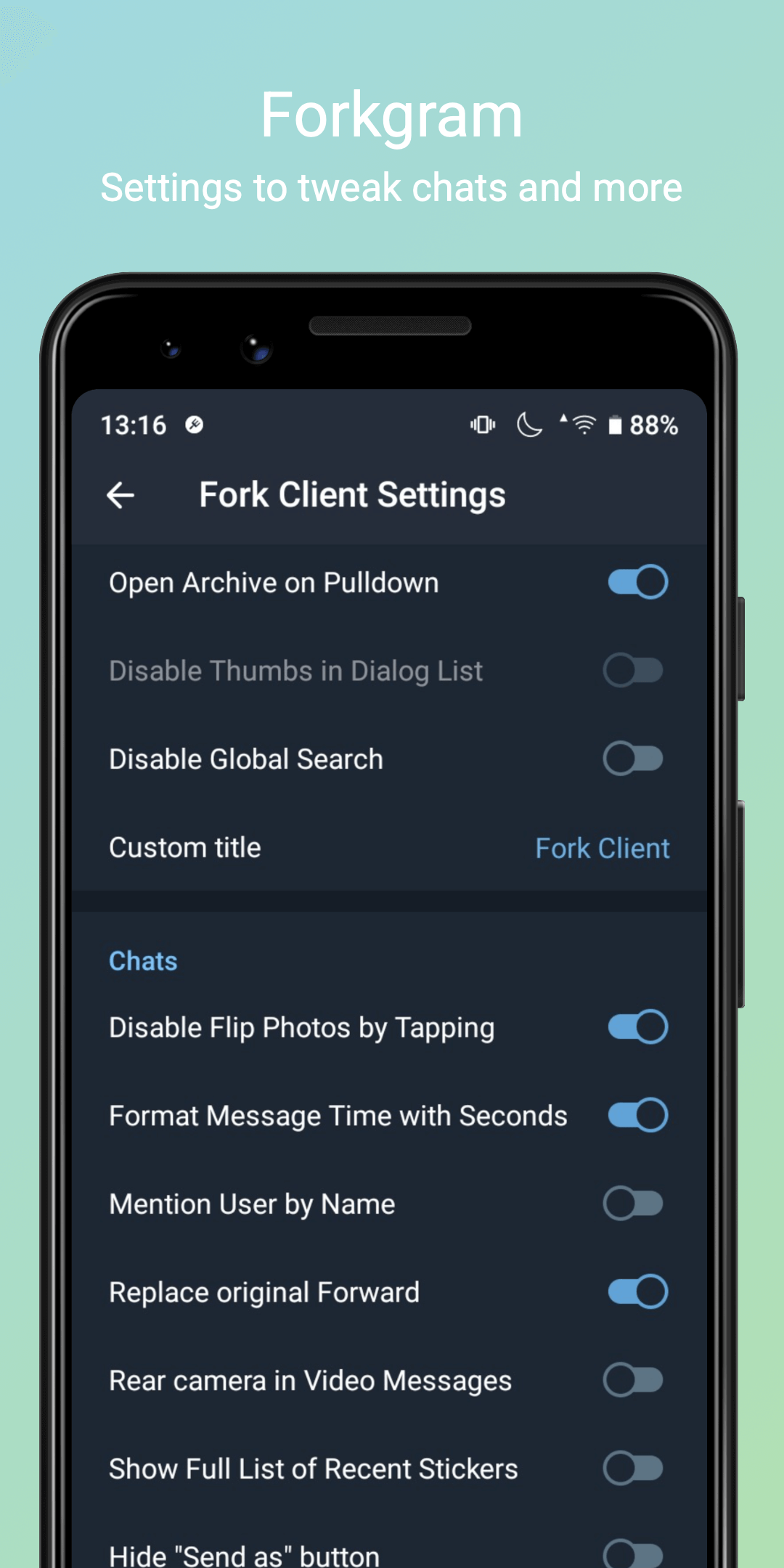 Forkgram Classic screenshot 3