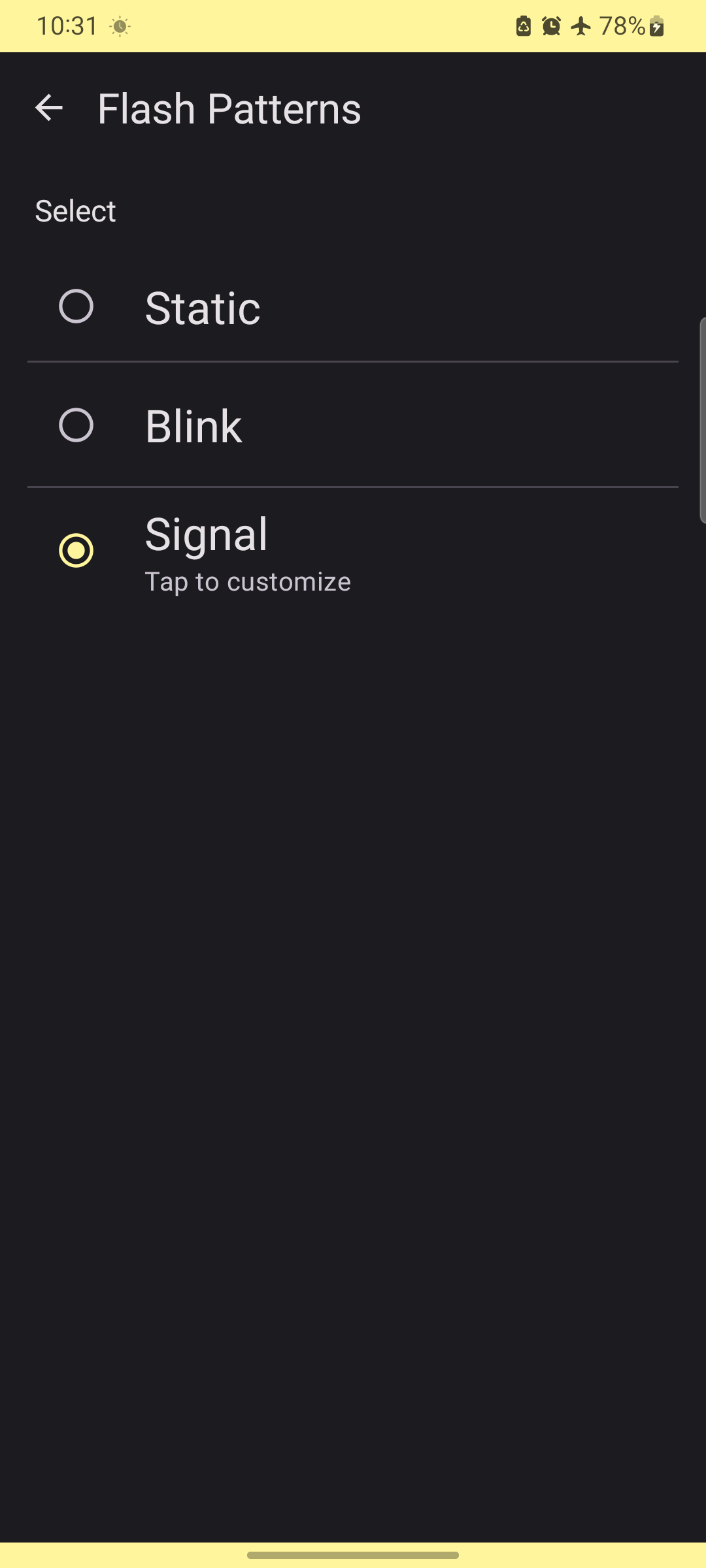 Flashy Alarm screenshot 3