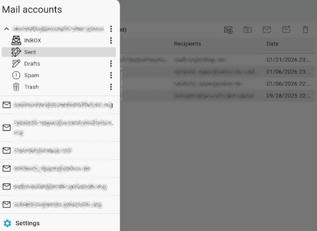 Slow Mail screenshot 2