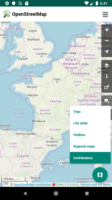 OpenMultiMaps screenshot 2
