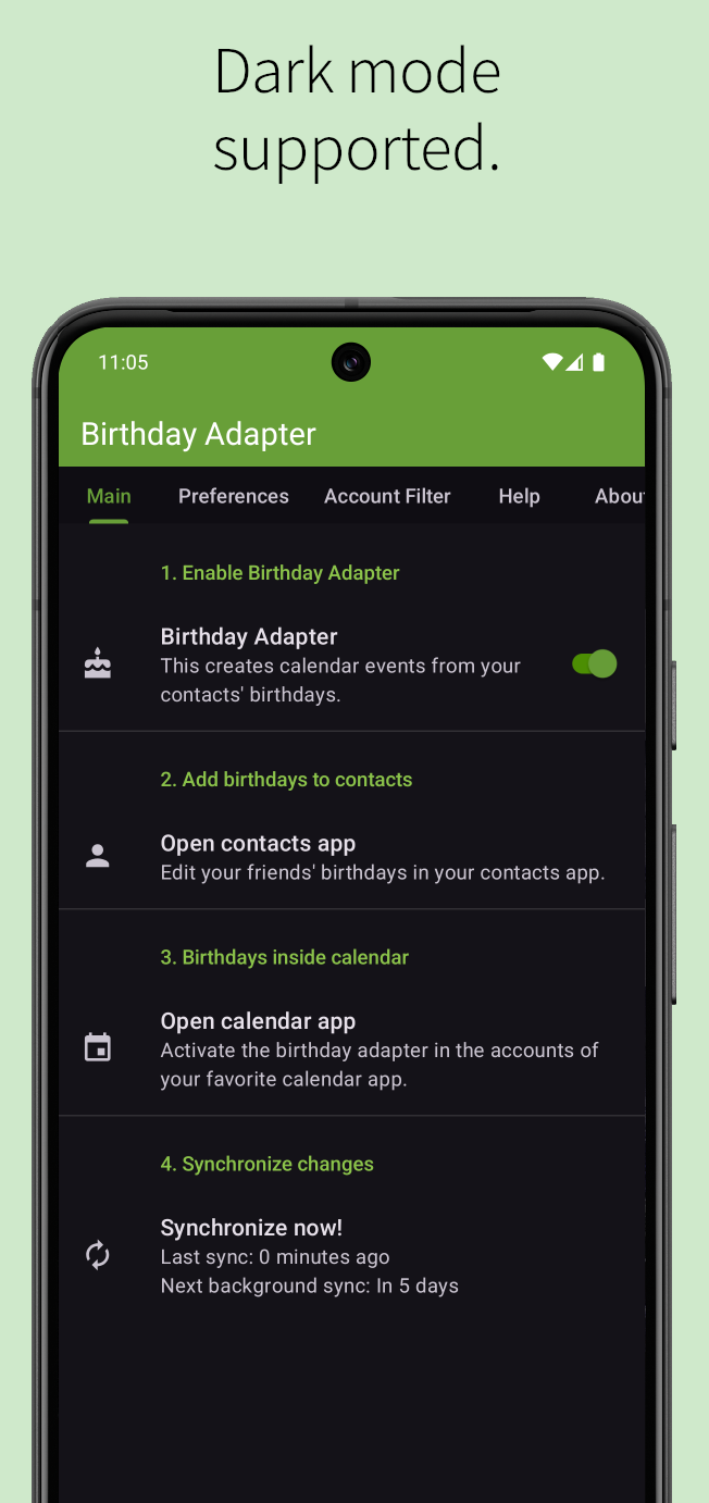 Birthday Adapter screenshot 8