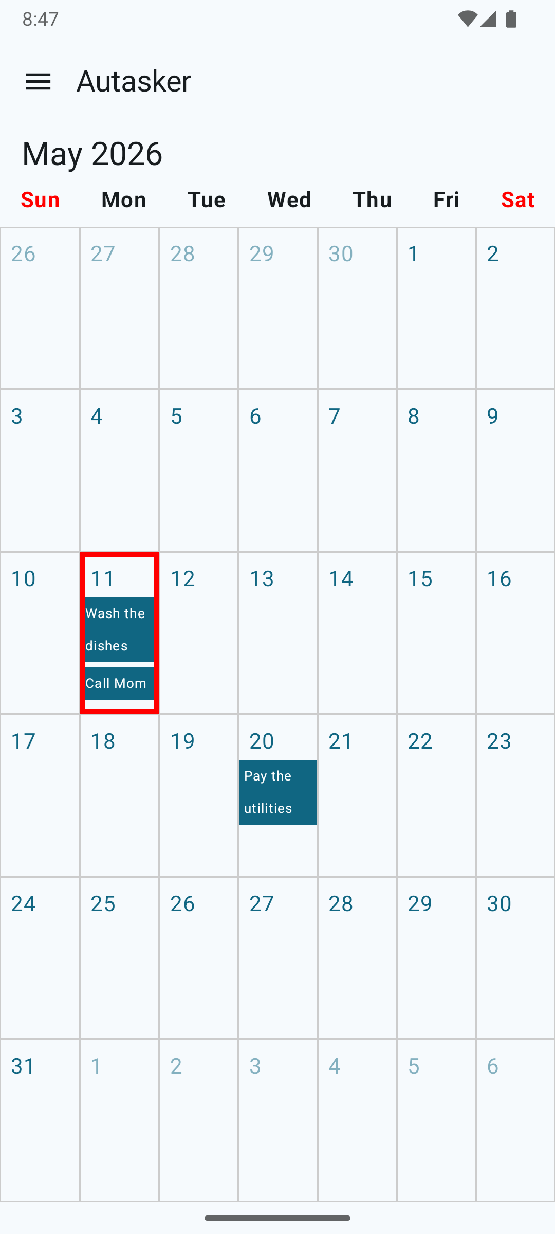 Autasker screenshot 3