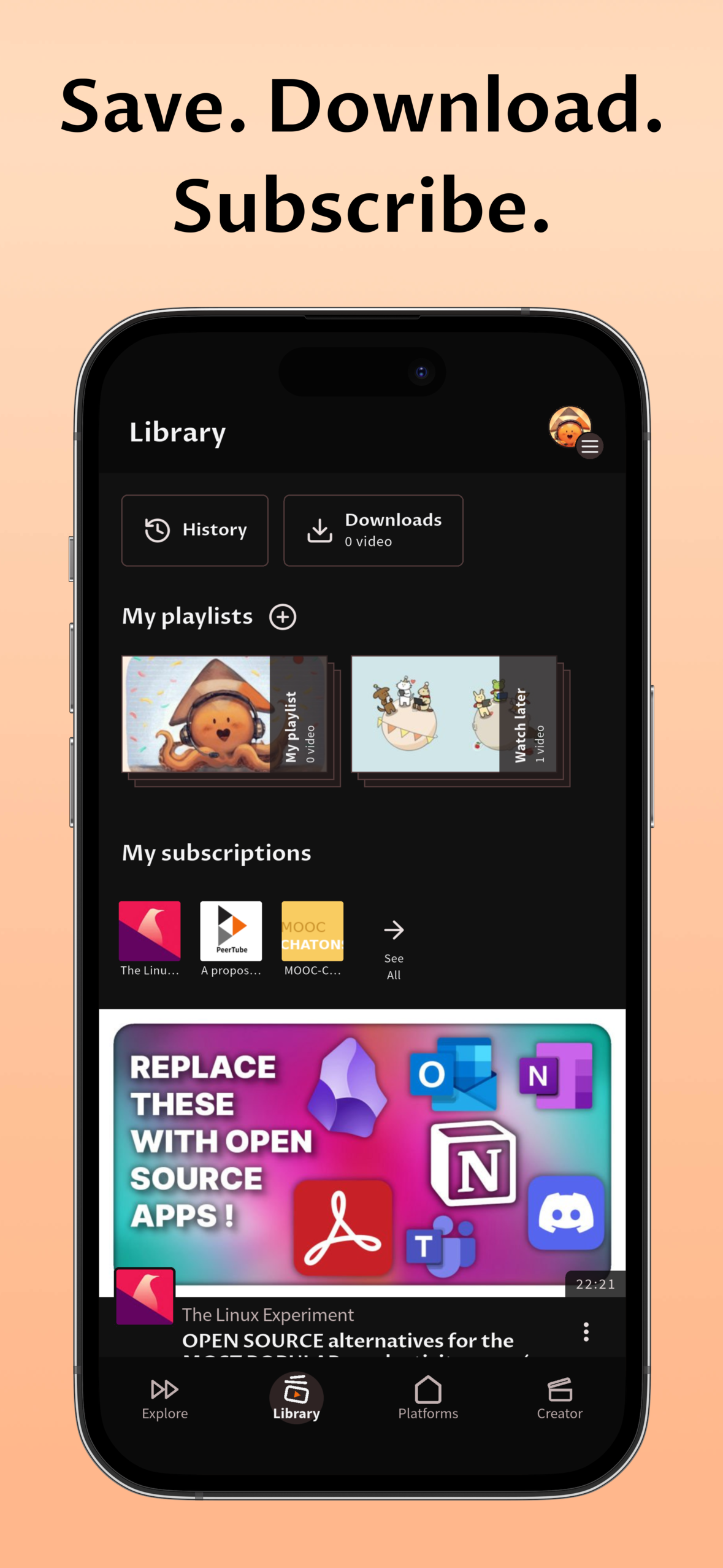 PeerTube screenshot 5