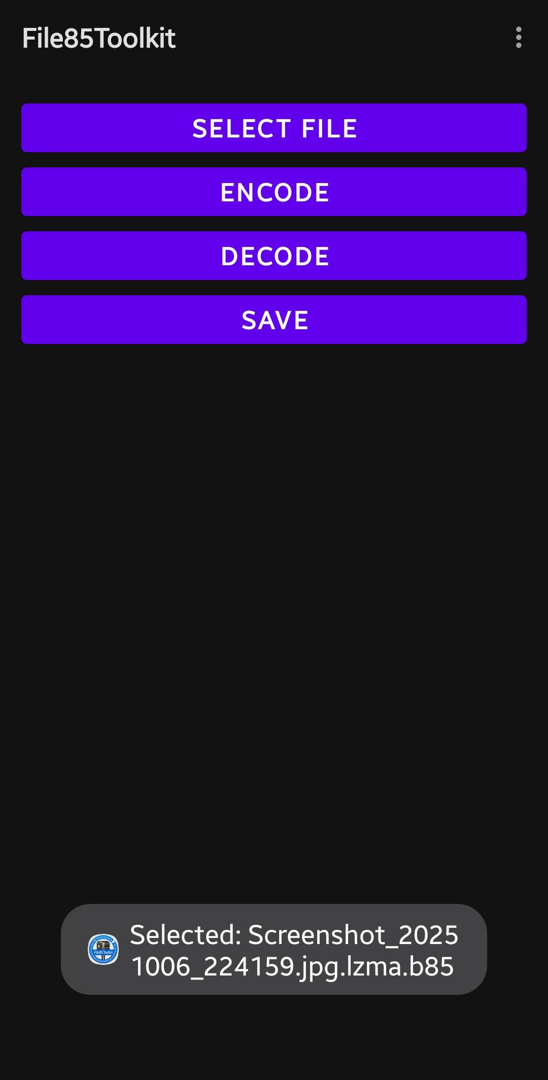 File85Toolkit screenshot 5