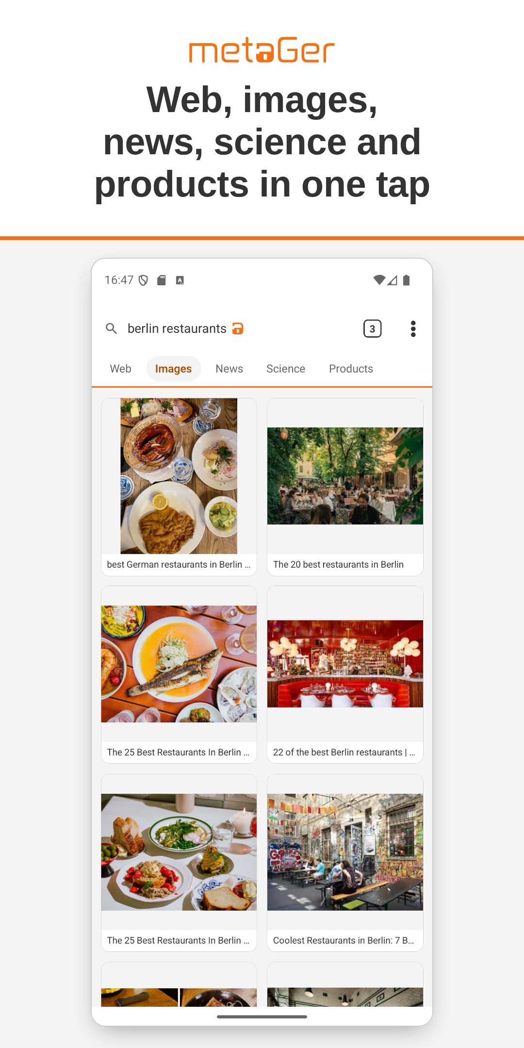 MetaGer: Search & Browser screenshot 6