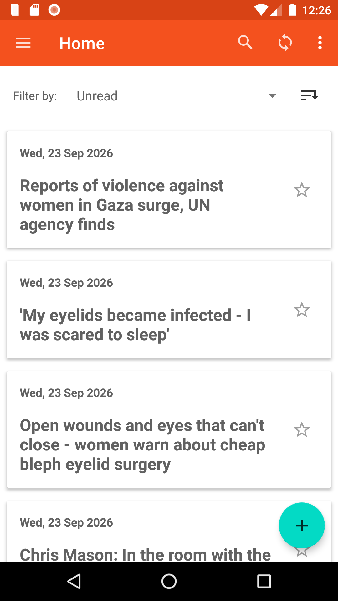 News Provider screenshot 1