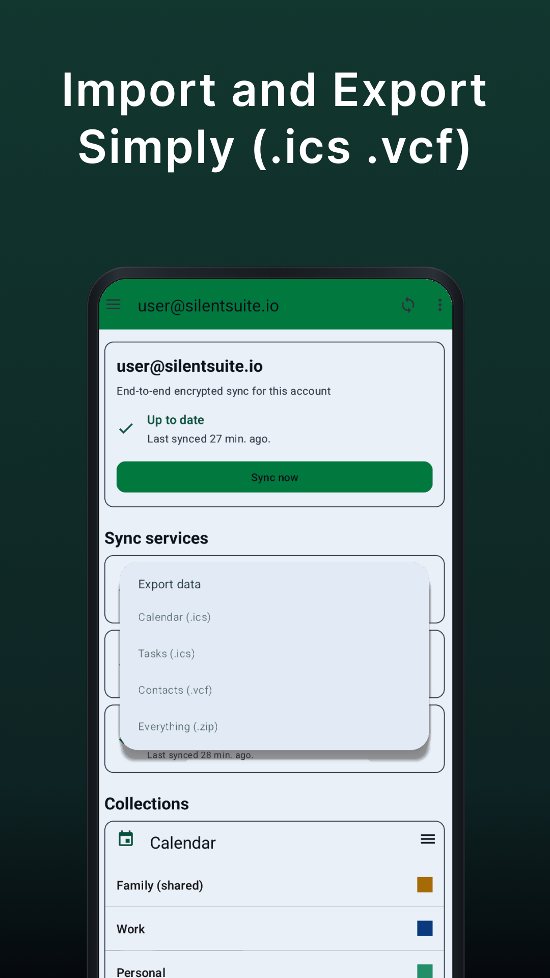 SilentSuite - Secure Data Sync screenshot 5