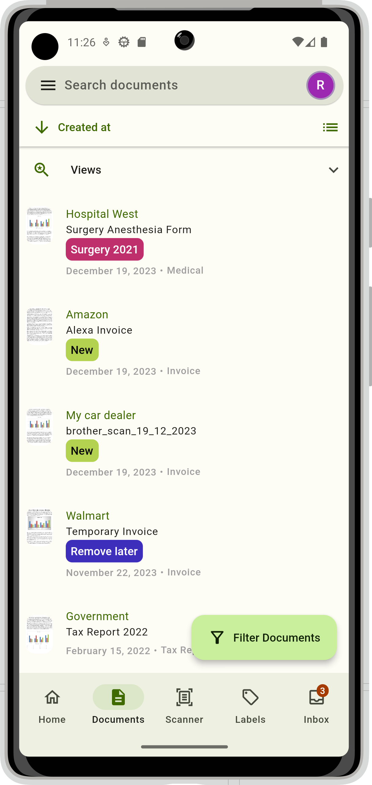 Paperless Mobile screenshot 1