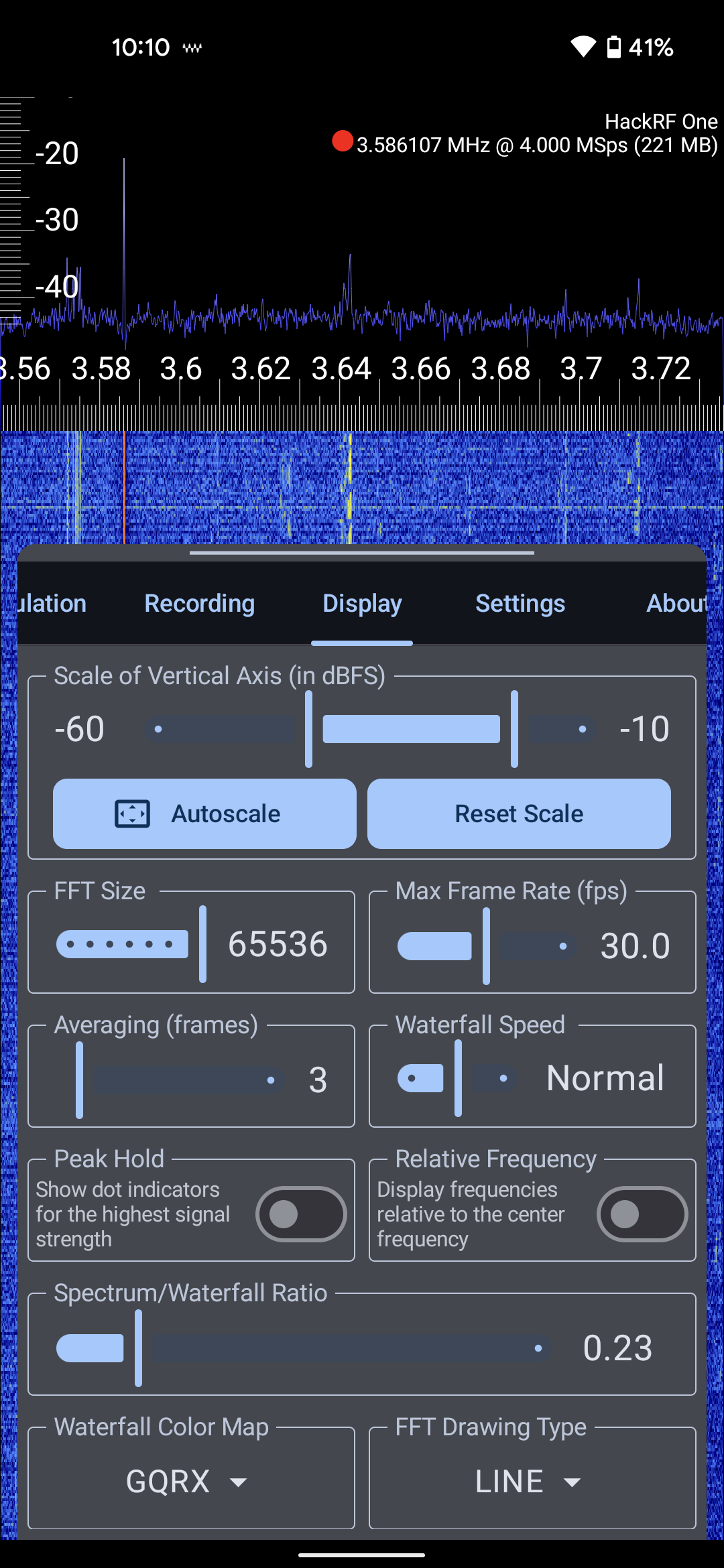 RF Analyzer (FOSS) screenshot 5