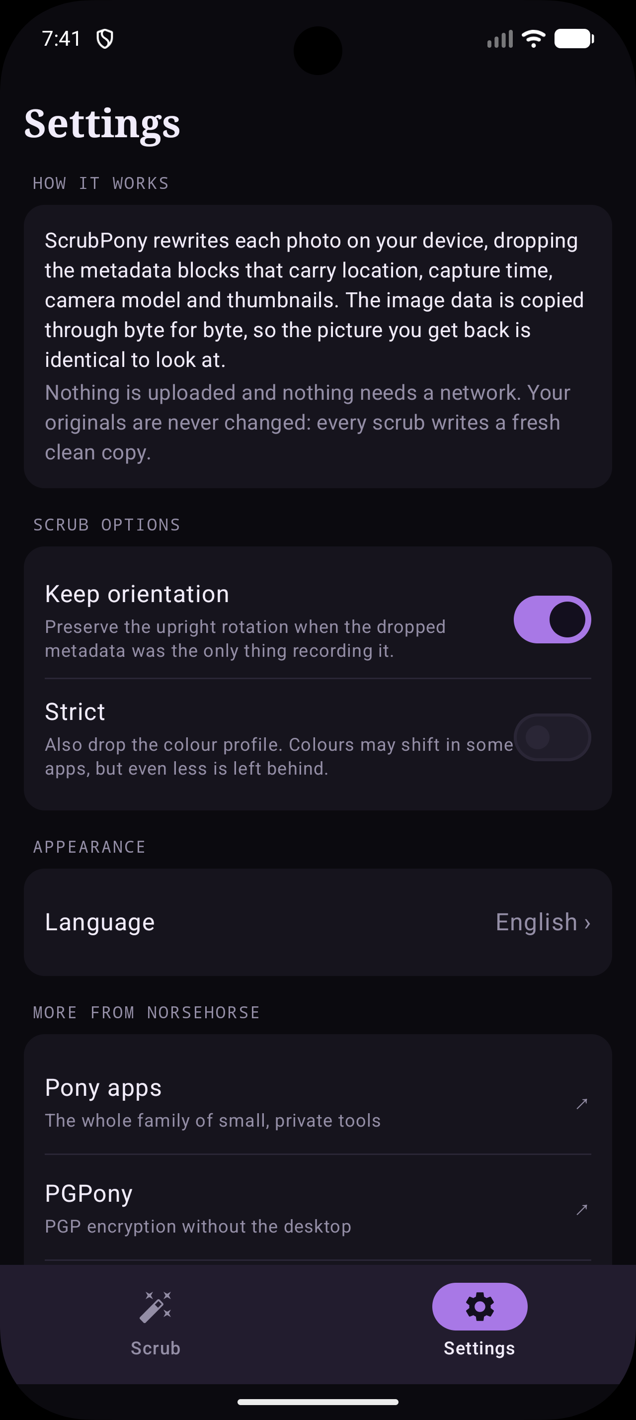ScrubPony screenshot 3