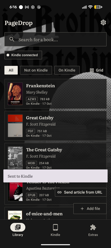 PageDrop screenshot 1