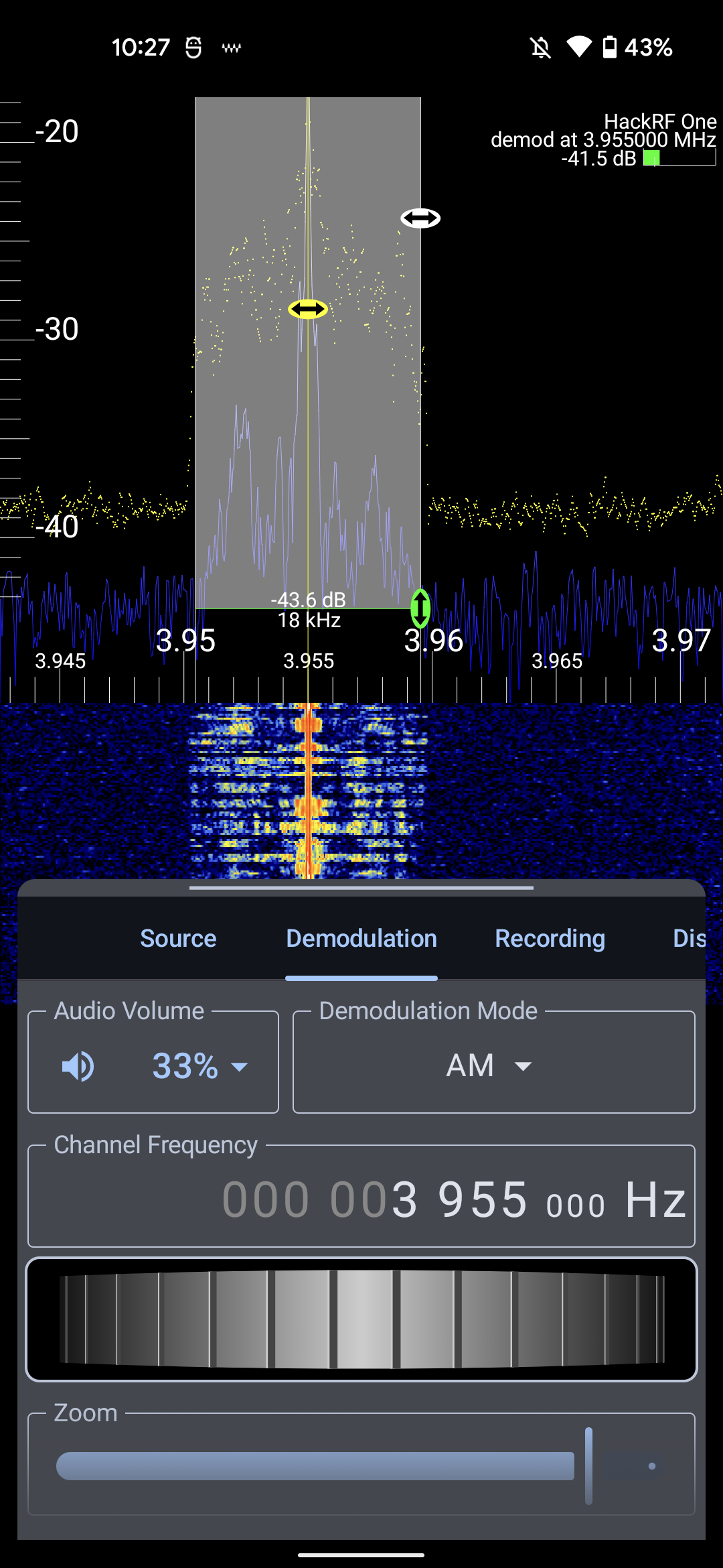 RF Analyzer (FOSS) screenshot 4