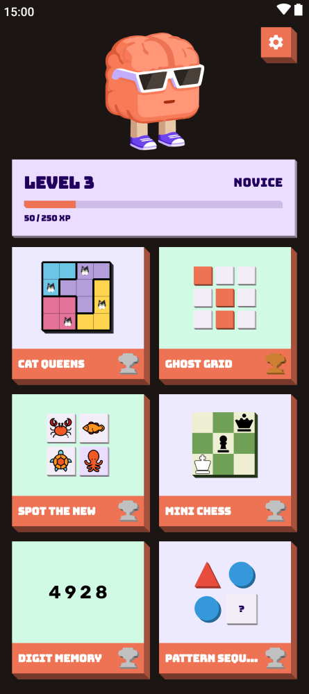 Braincup - Brain Training screenshot 1
