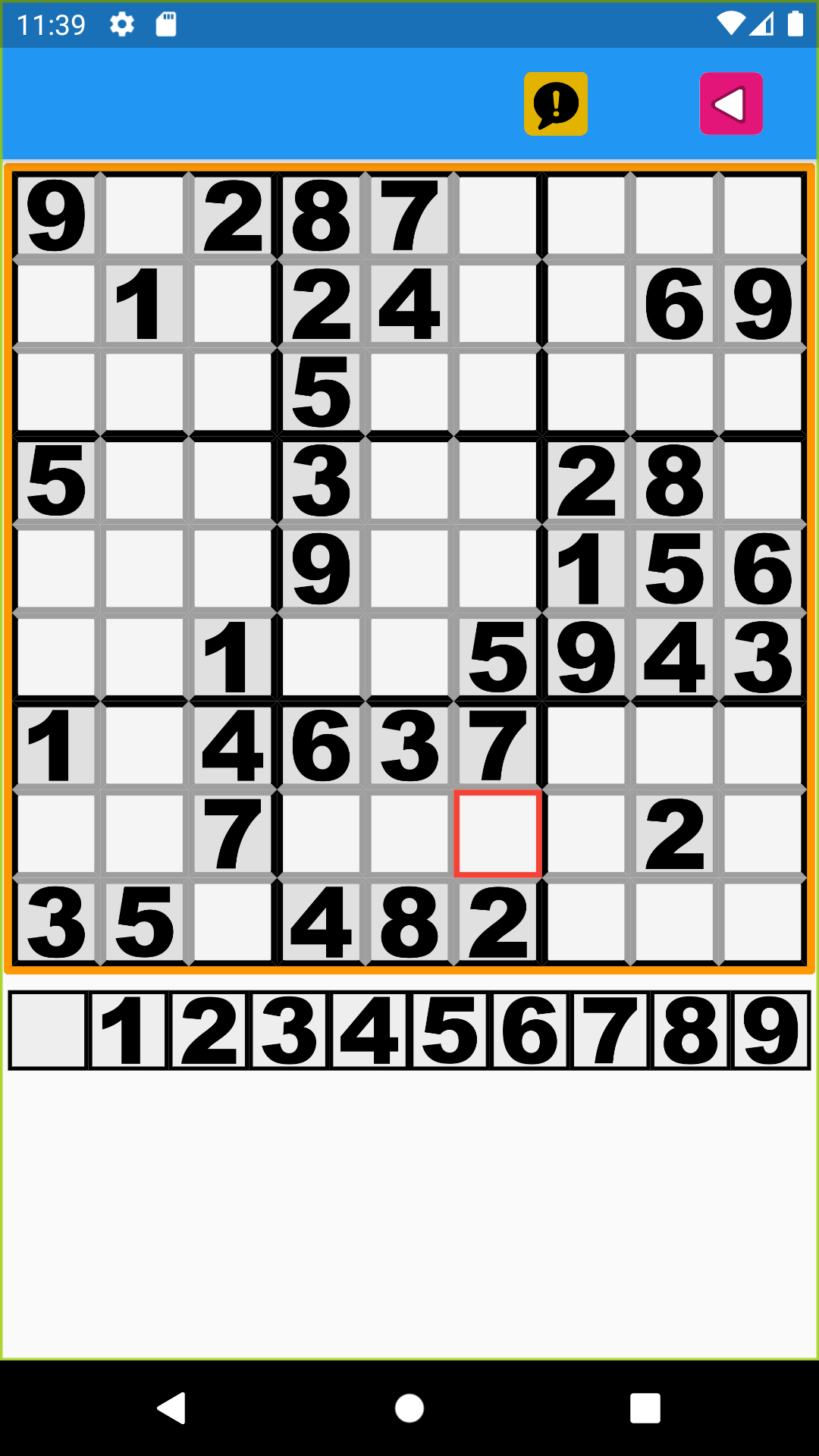 Simple Sudoku Game screenshot 2
