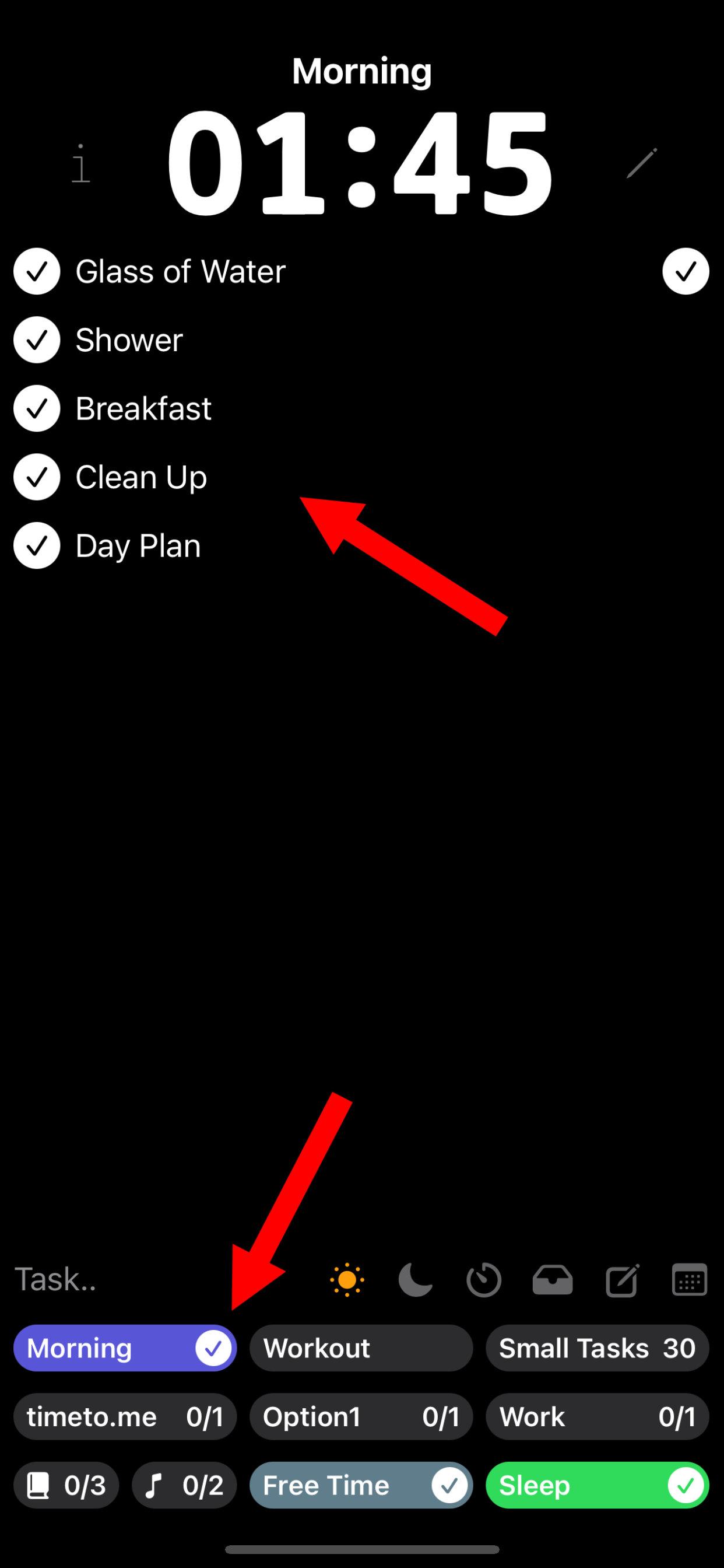 Productivity System - timeto.me screenshot 4