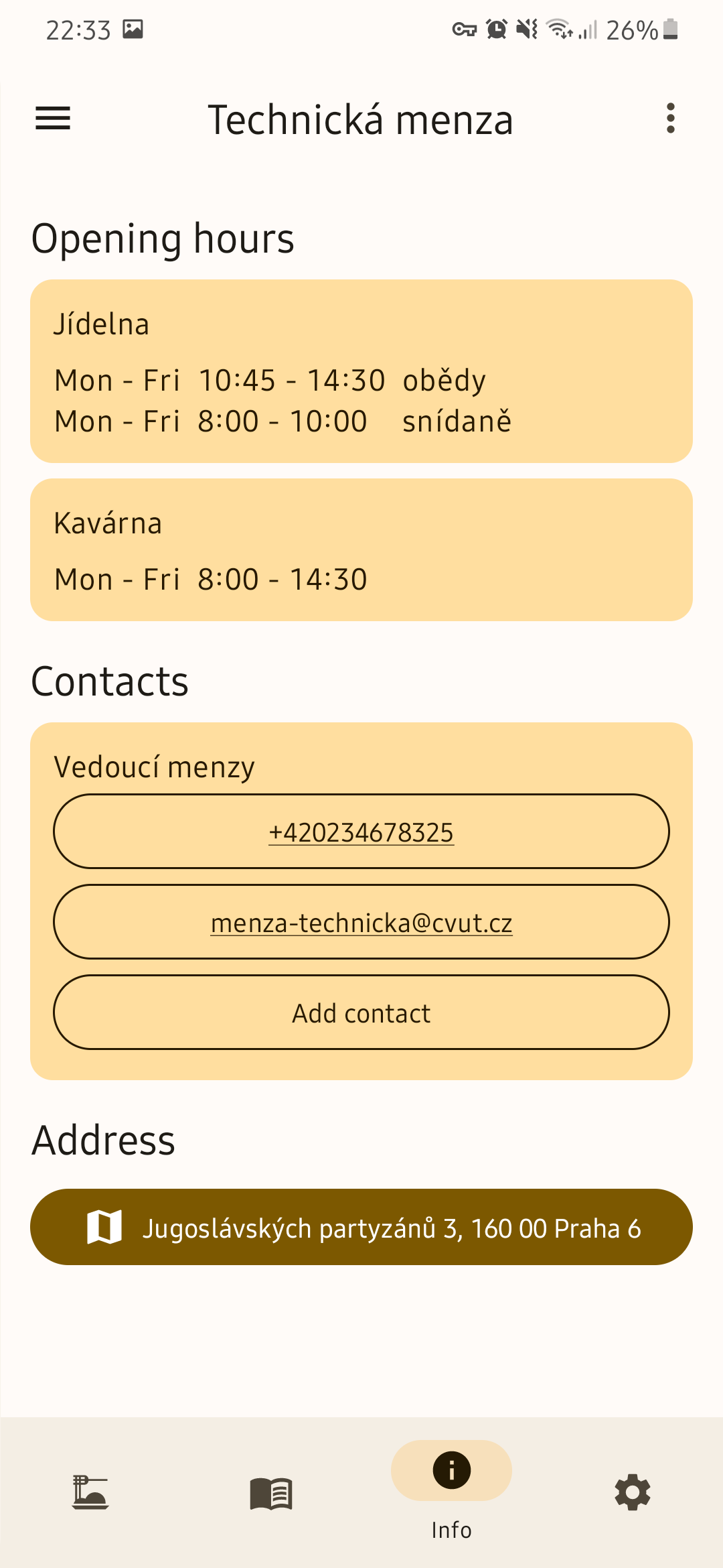 CTU Menza screenshot 7