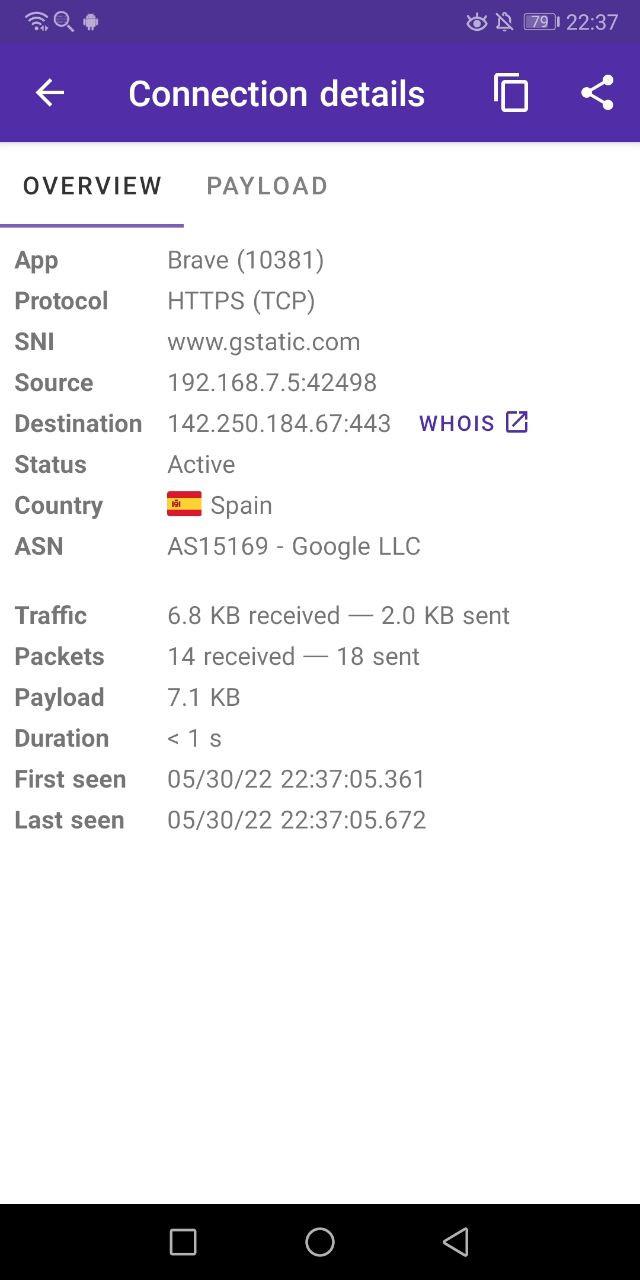PCAPdroid screenshot 5