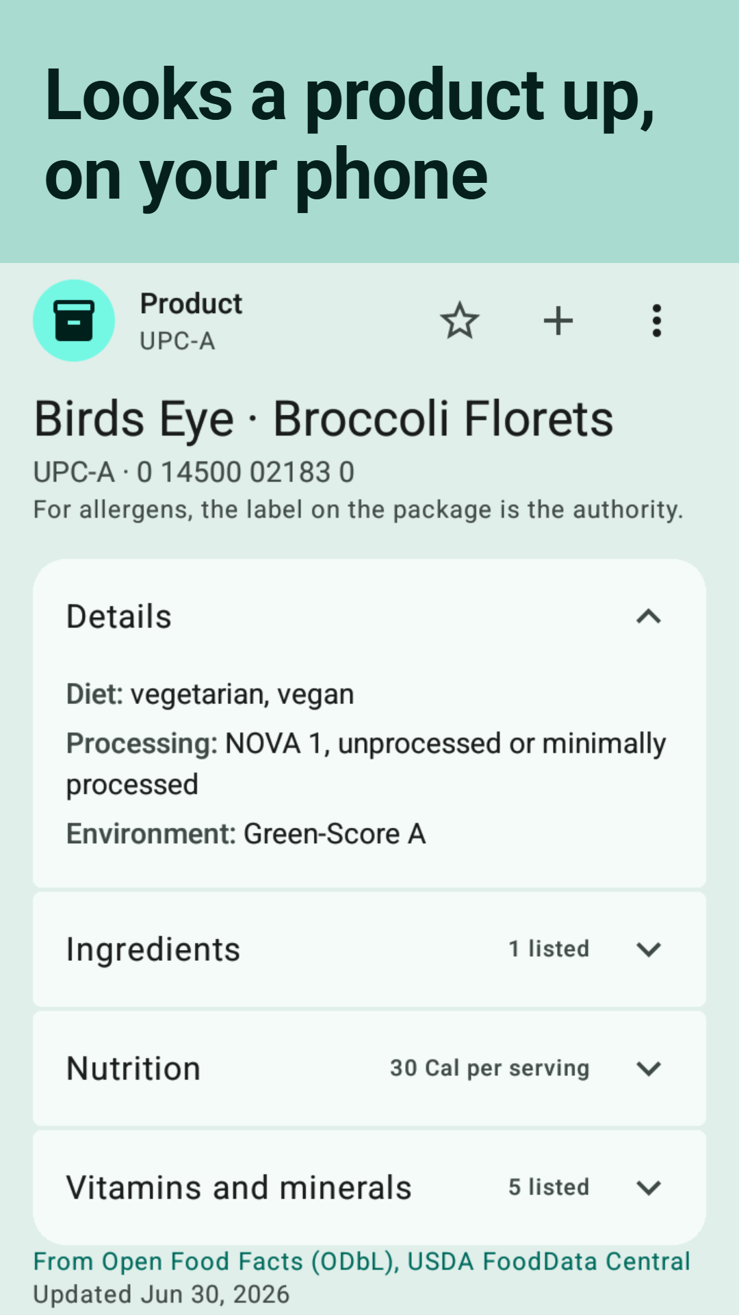 Verdetto: QR & Barcode Scanner screenshot 7