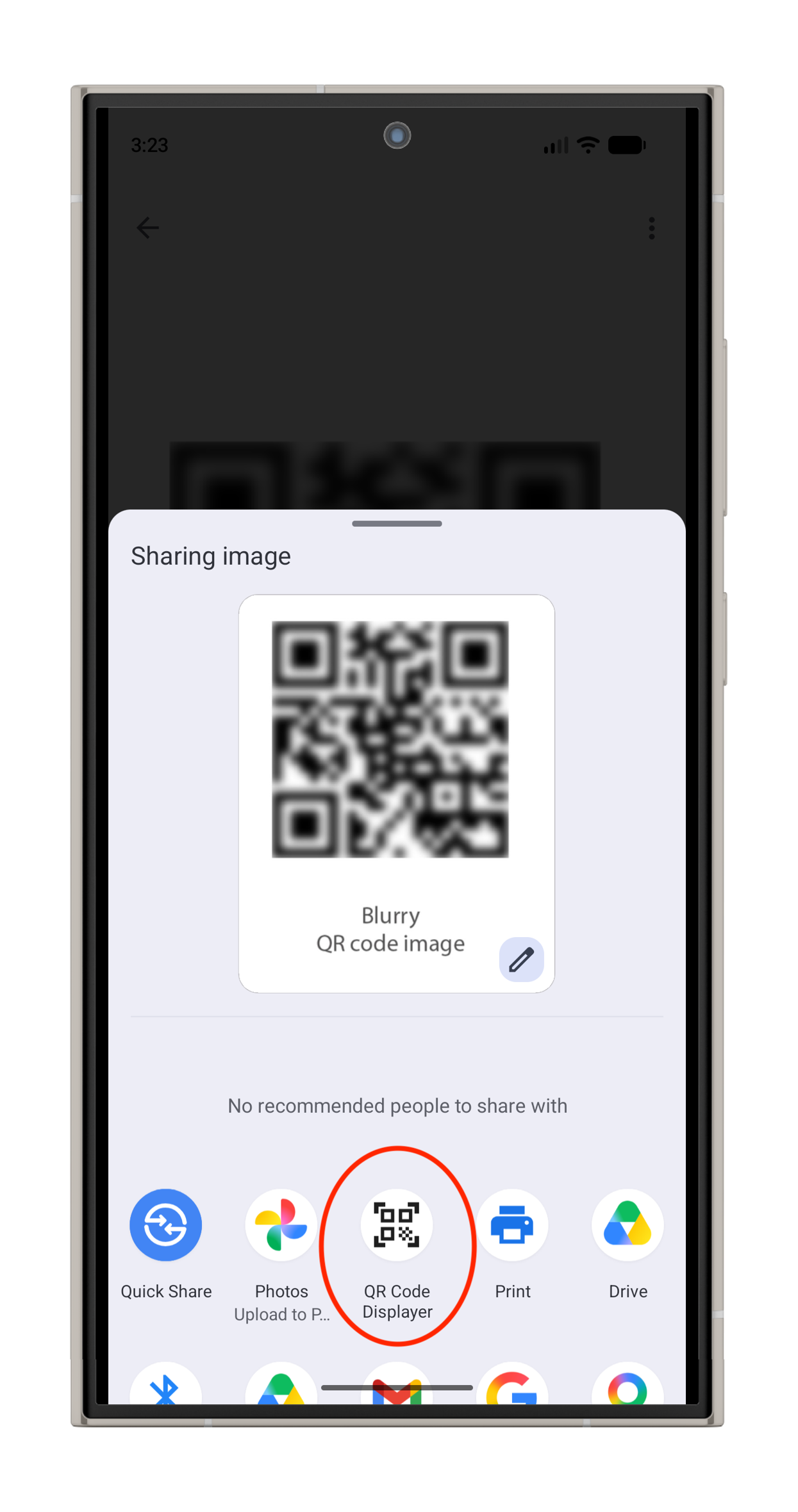 QR Code Displayer screenshot 2