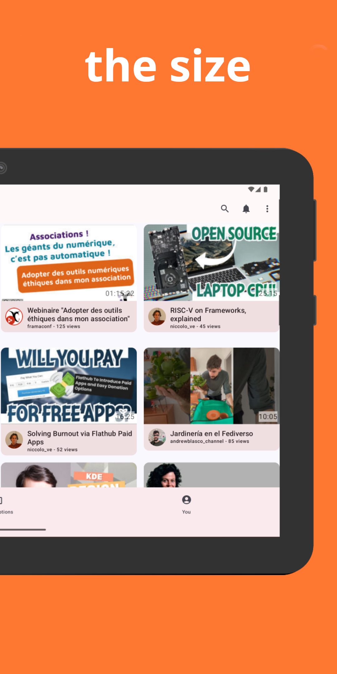 P2Play - Peertube client screenshot 7