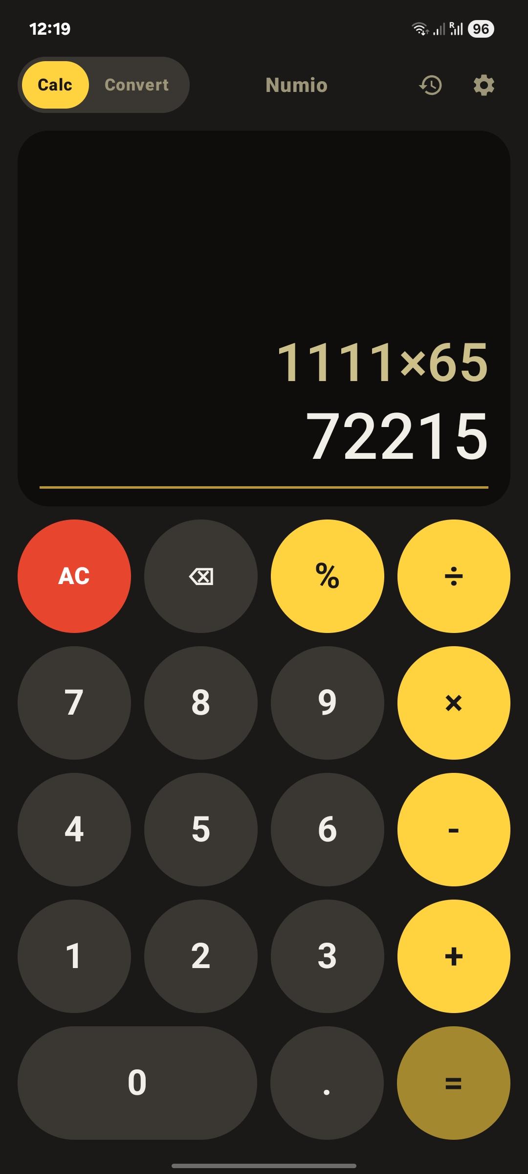 Numio Calculator screenshot 1
