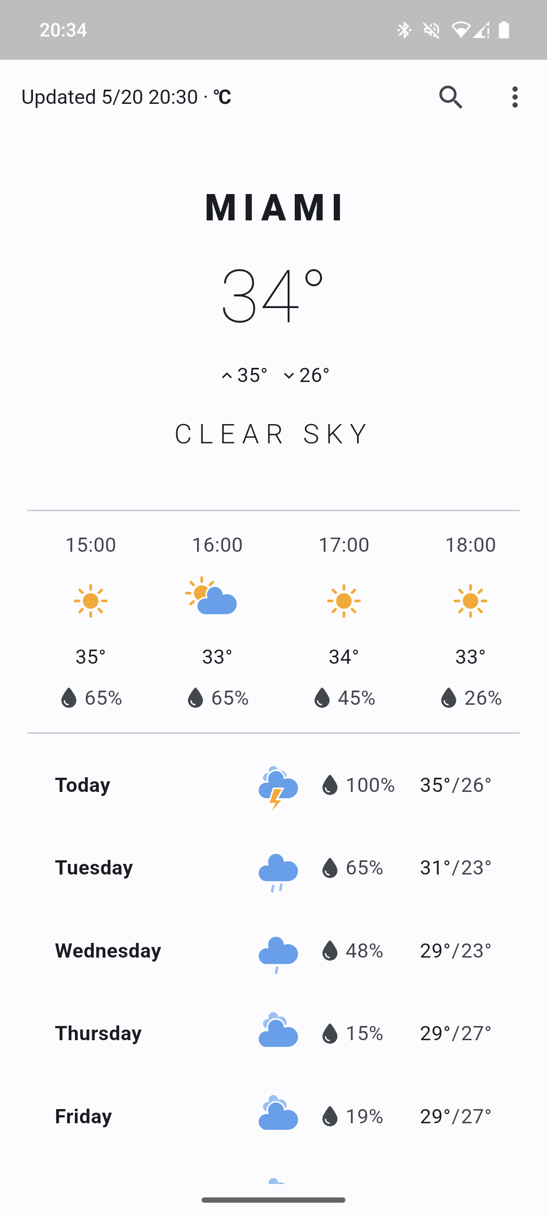 Clima screenshot 4