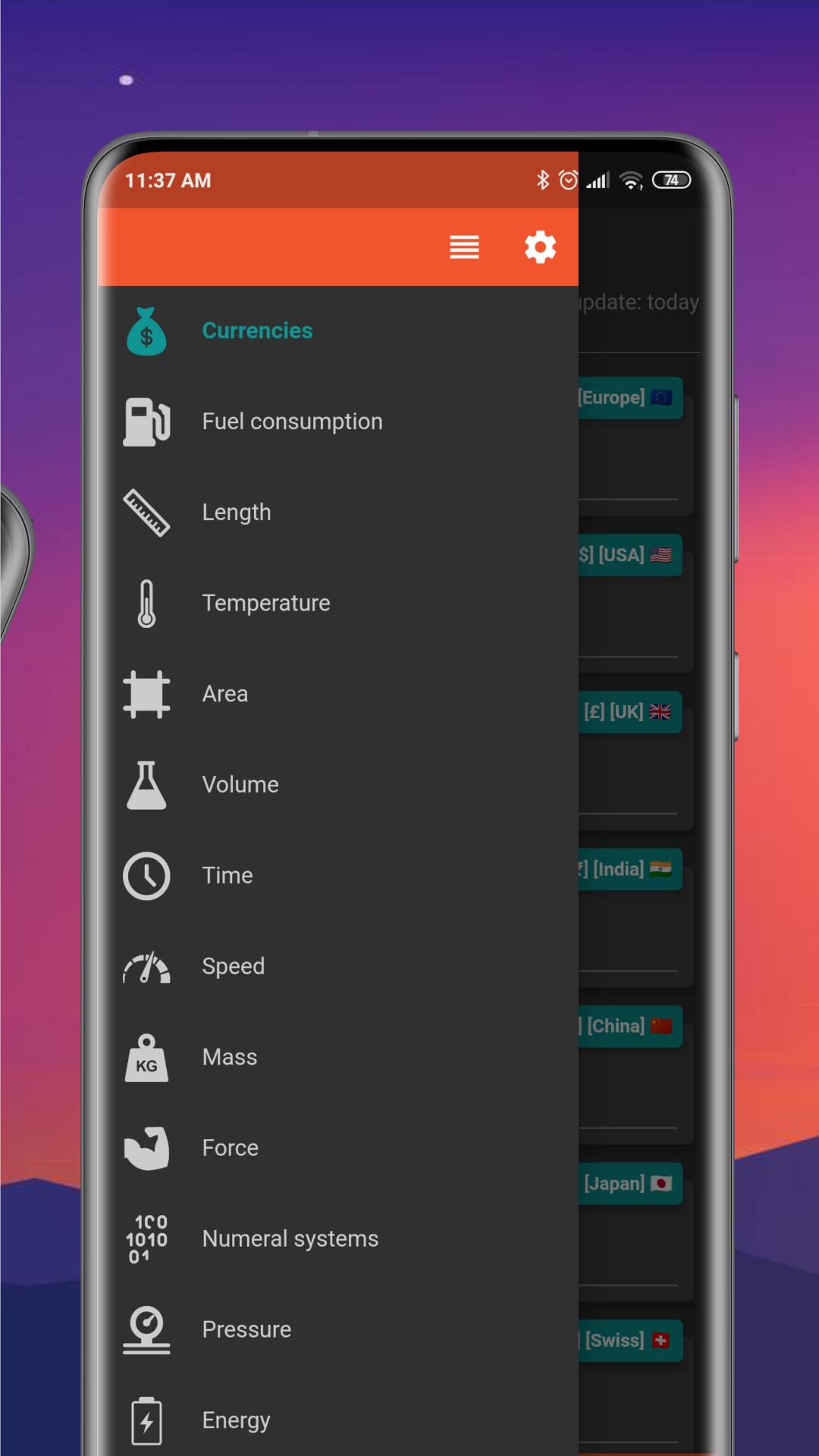 Converter NOW: Unit Converter screenshot 4