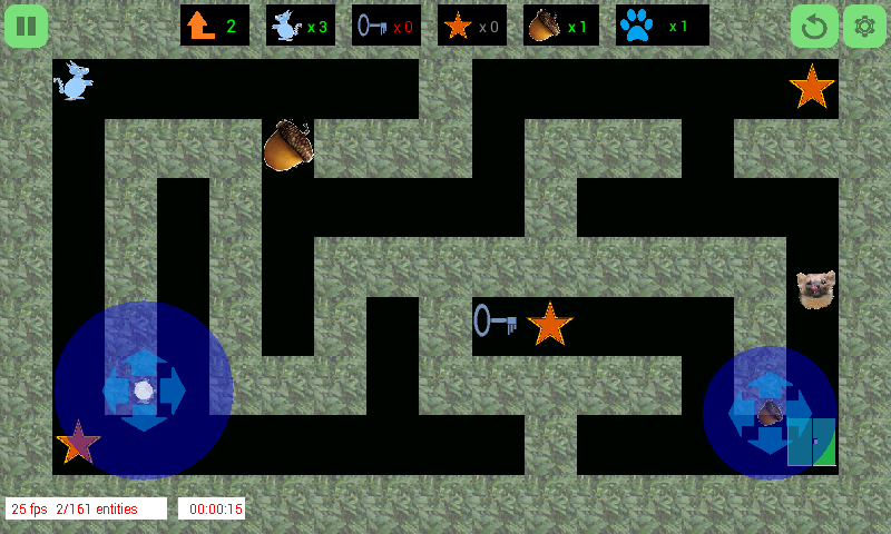 The Squirrel's Maze 2D screenshot 1