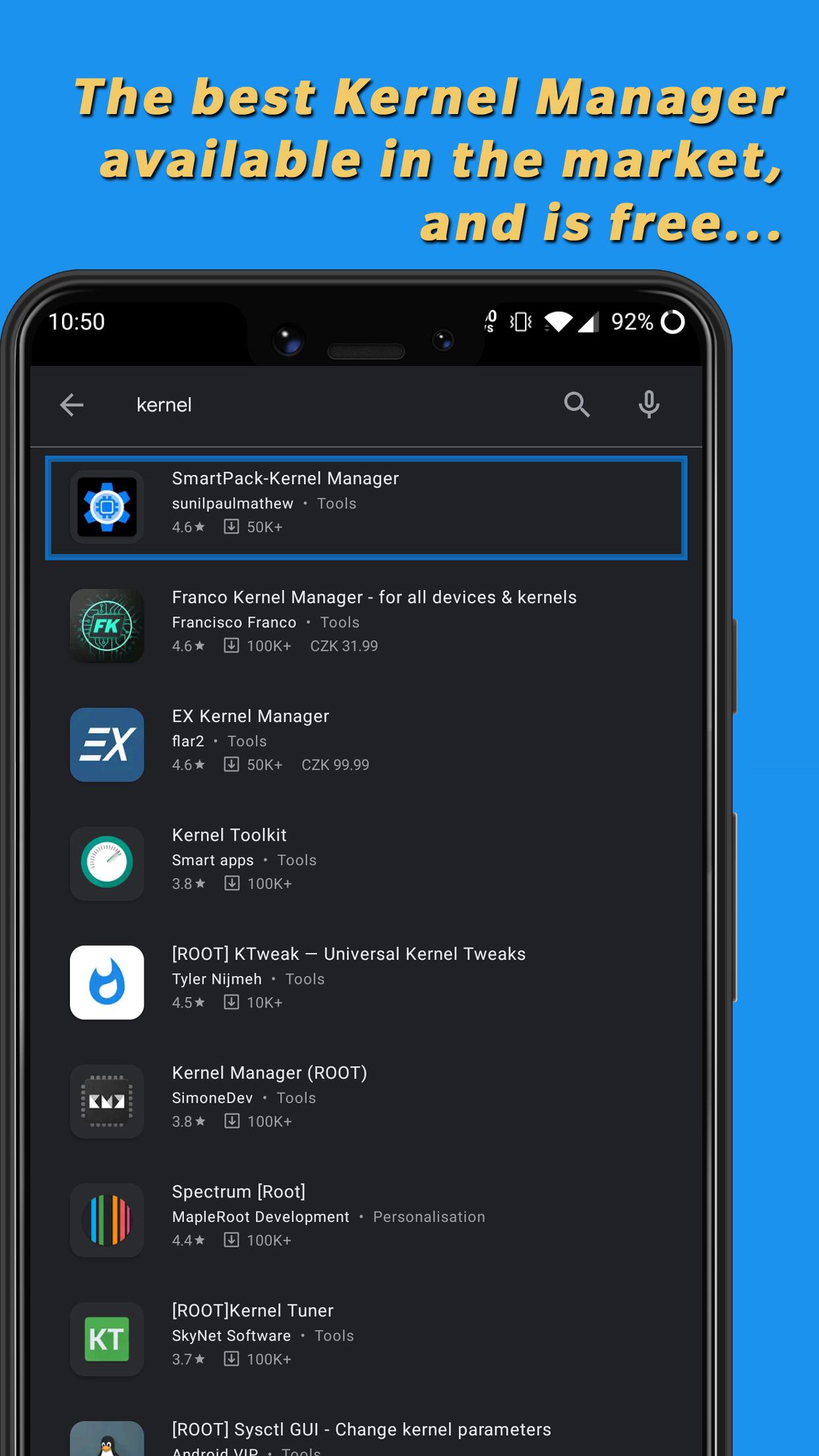 SmartPack-Kernel Manager screenshot 1