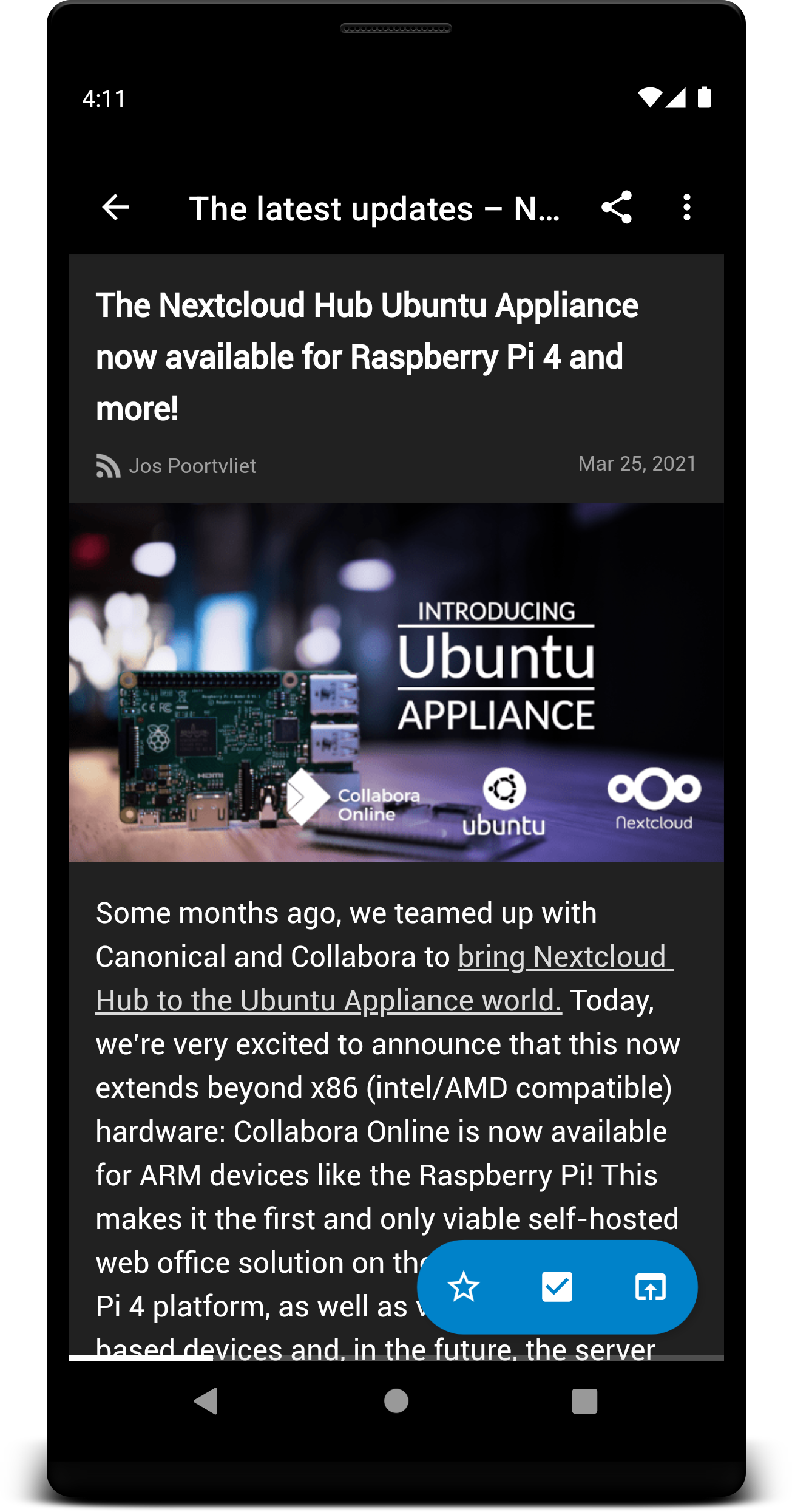 Nextcloud News screenshot 14