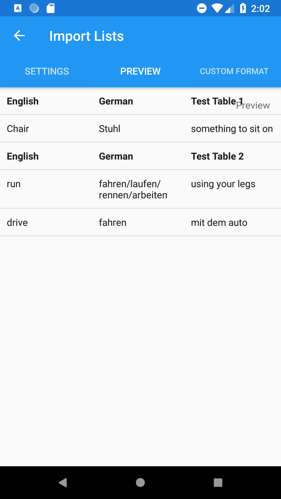VocableTrainer screenshot 7