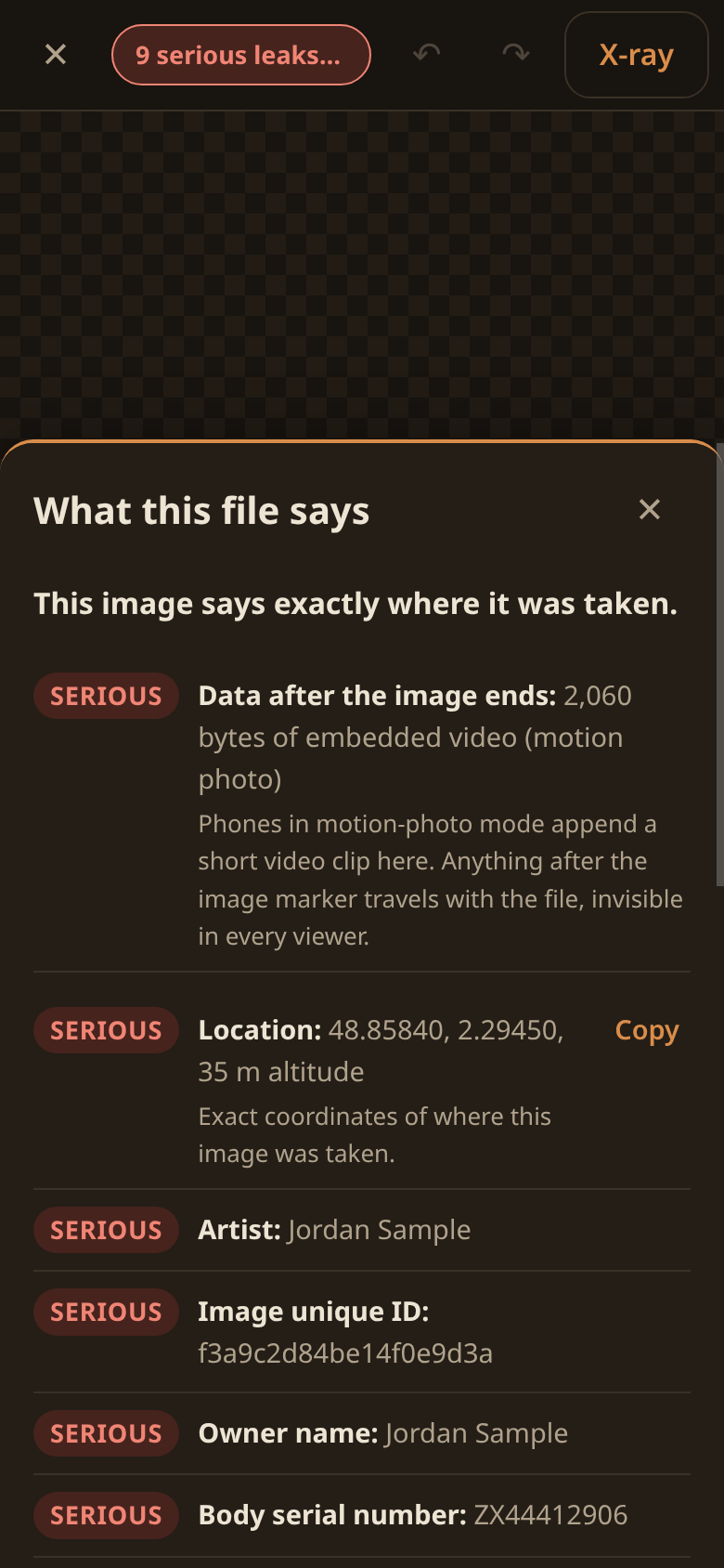 Sepia screenshot 2