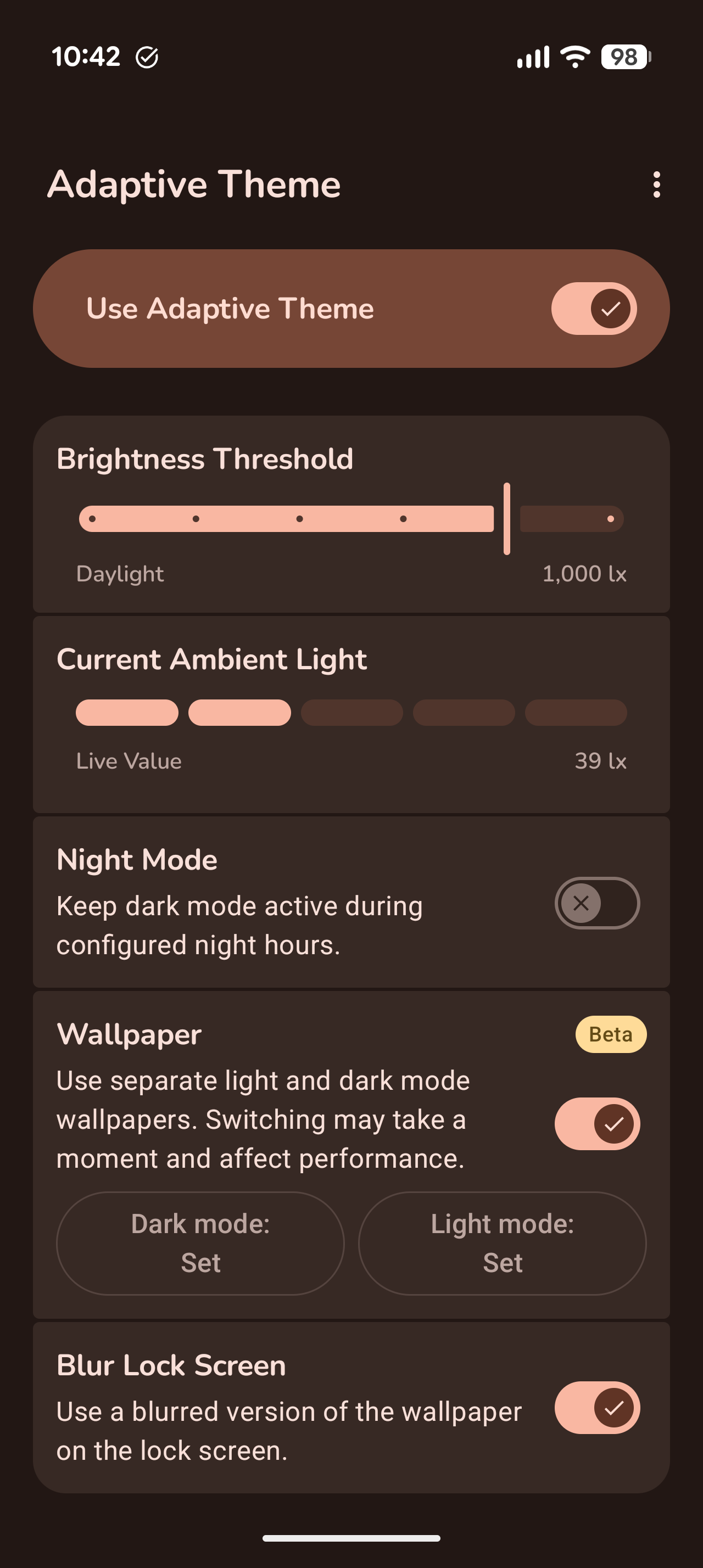 Adaptive Theme screenshot 2