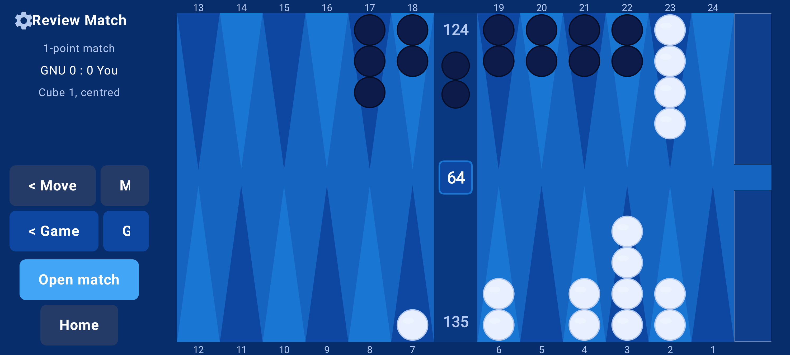 CBG -- Clavierhaus BackGammon screenshot 13