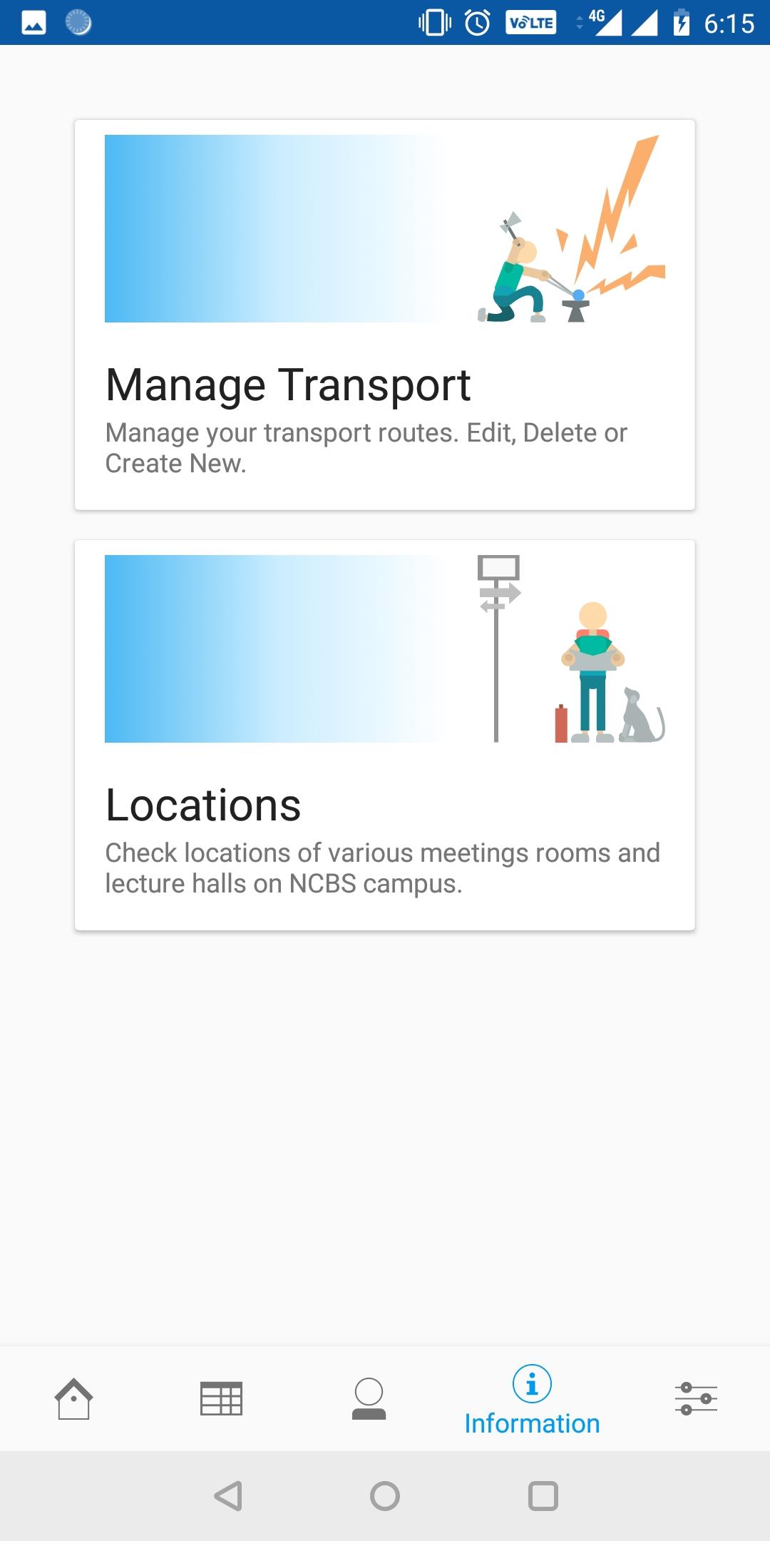 Information about NCBS screenshot 3