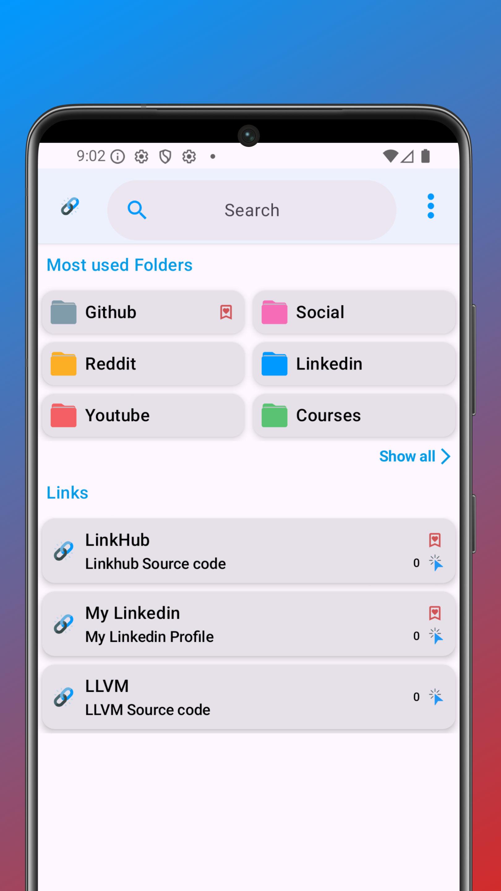 LinkHub screenshot 2