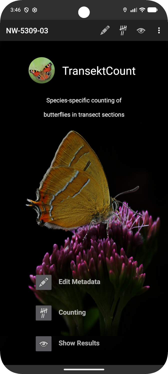TransektCount screenshot 2