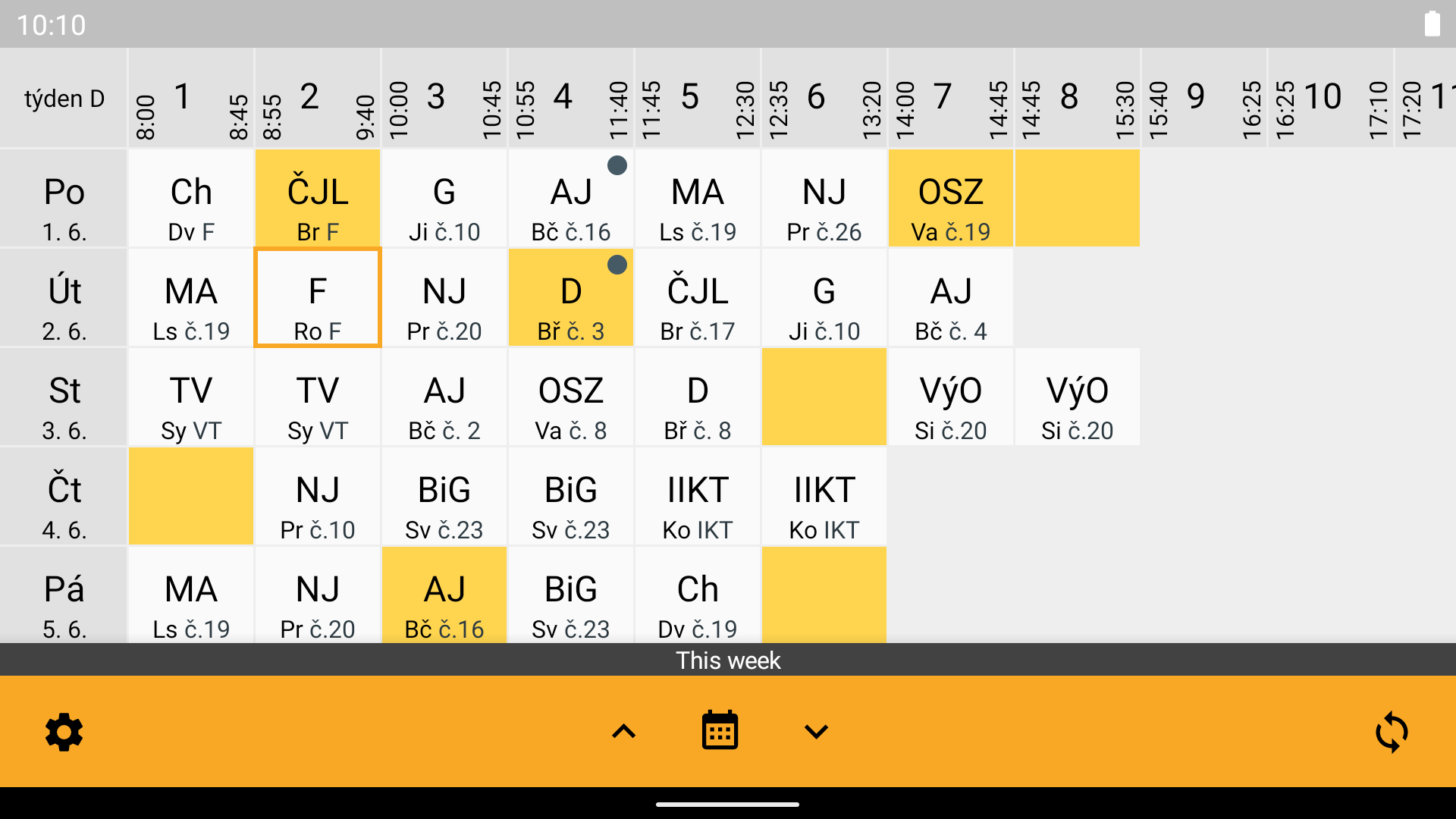 Better Schedule (Bakaláři) screenshot 6