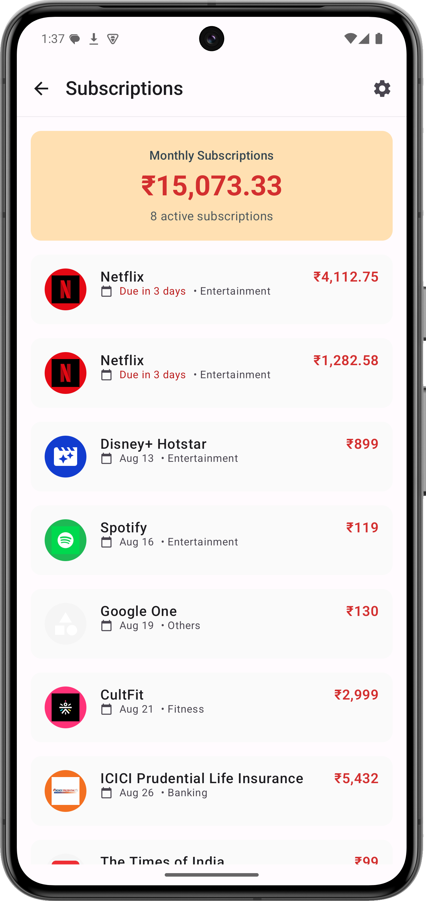 PennyWise: SMS Expense Tracker screenshot 12