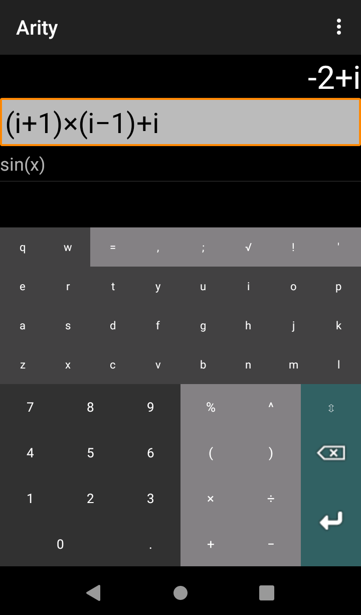ArityCalc screenshot 1