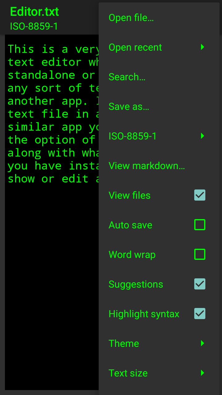 Editor screenshot 3