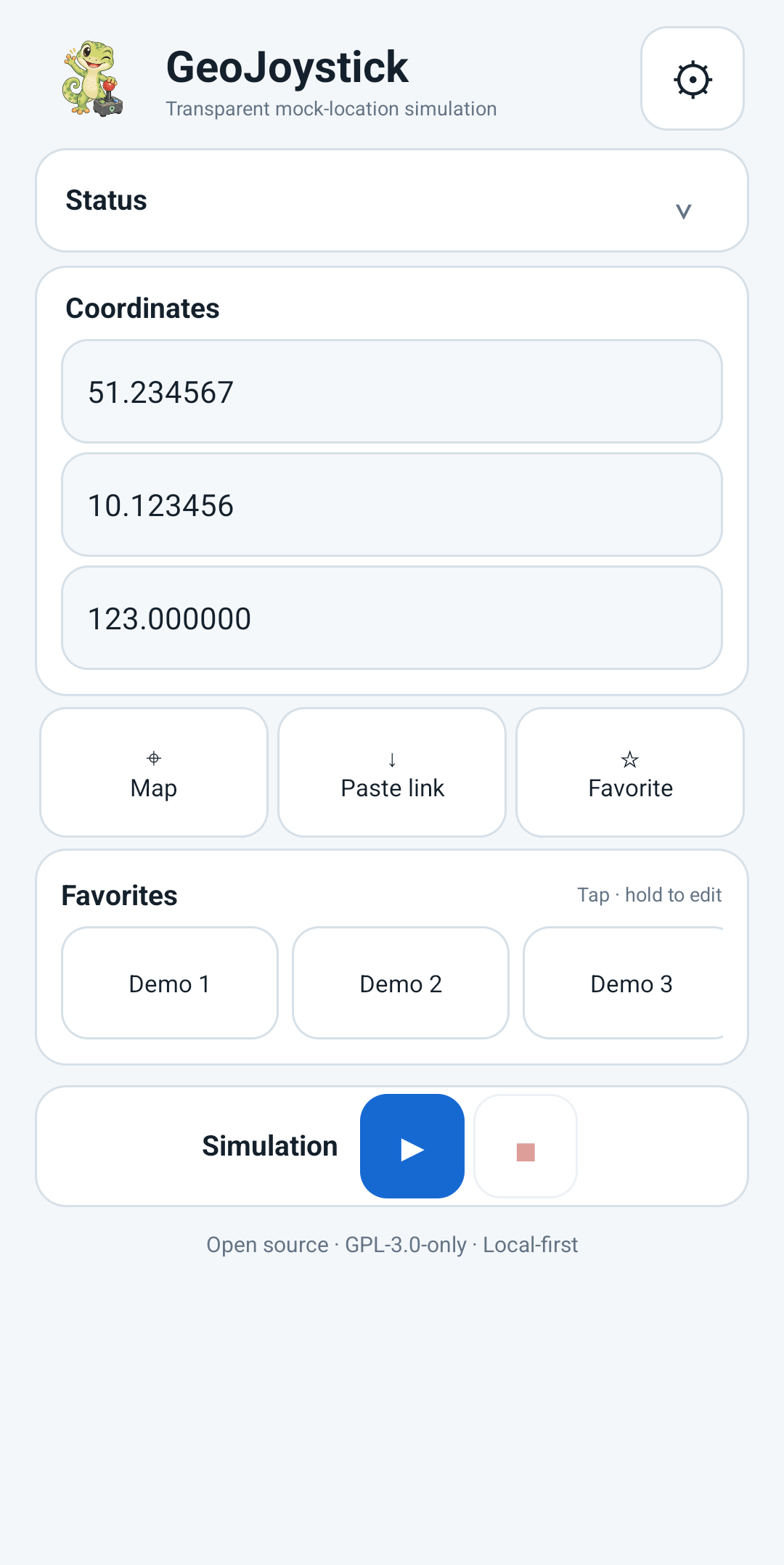 GeoJoystick screenshot 1